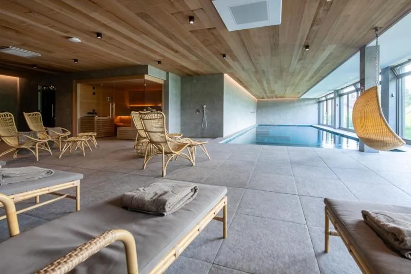 Sauna in Hôtel Beau Site Talloires B SPA