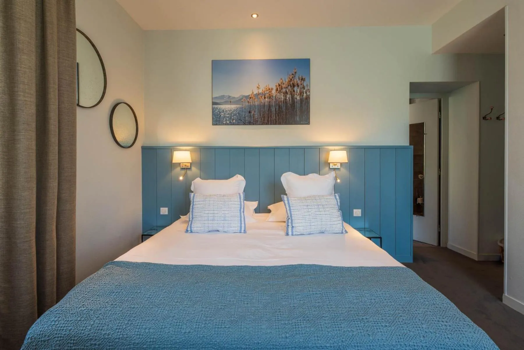 Bedroom, Bed in Hôtel Beau Site Talloires B SPA