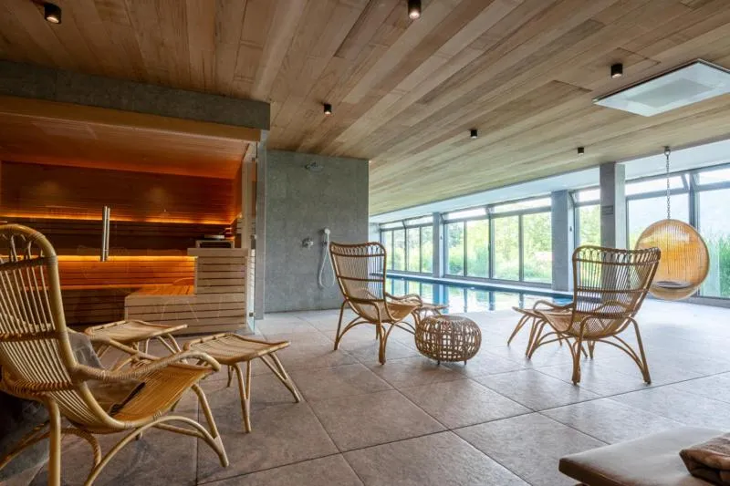 Sauna in Hôtel Beau Site Talloires B SPA