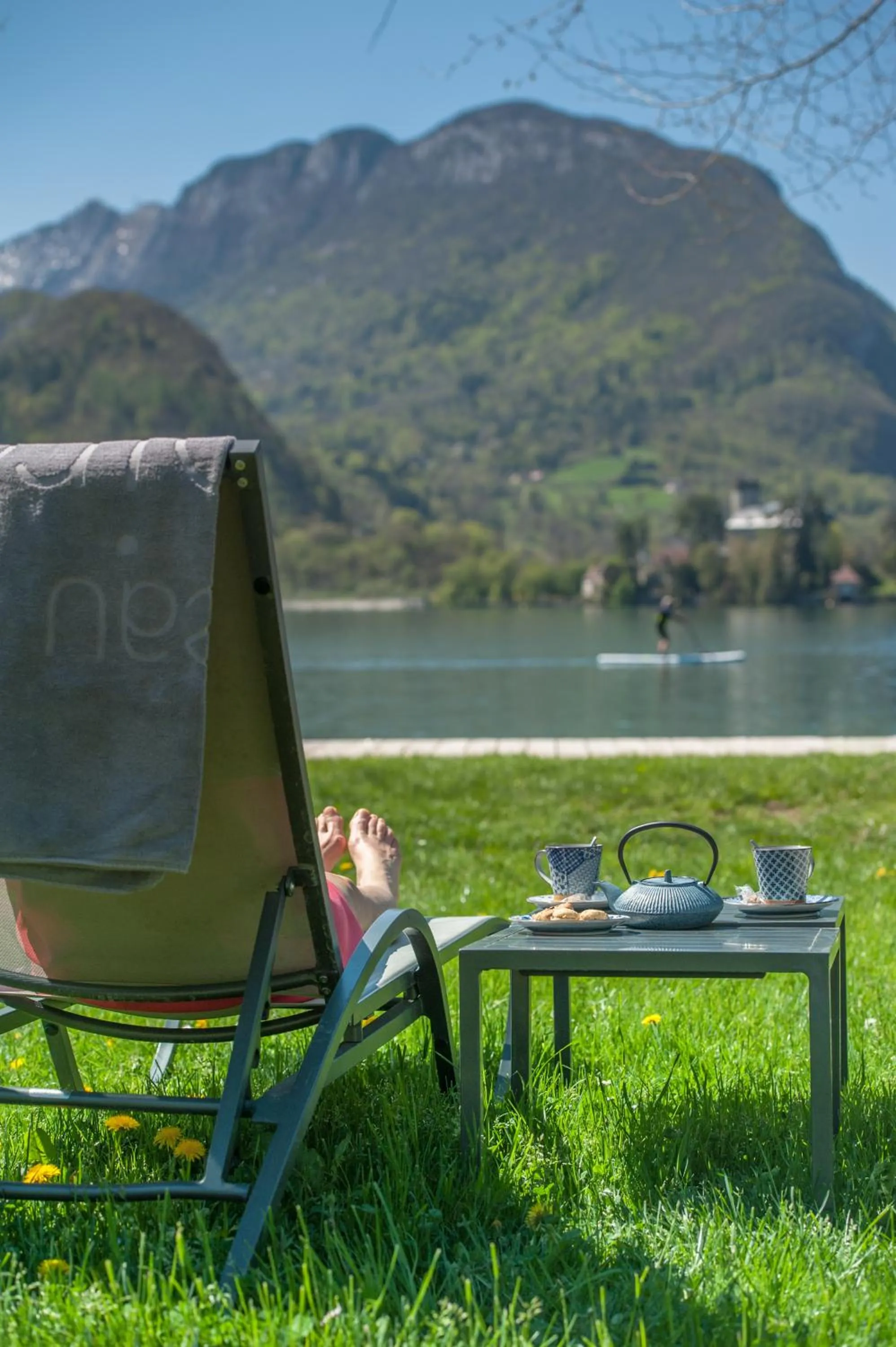 Garden in Hôtel Beau Site Talloires B SPA