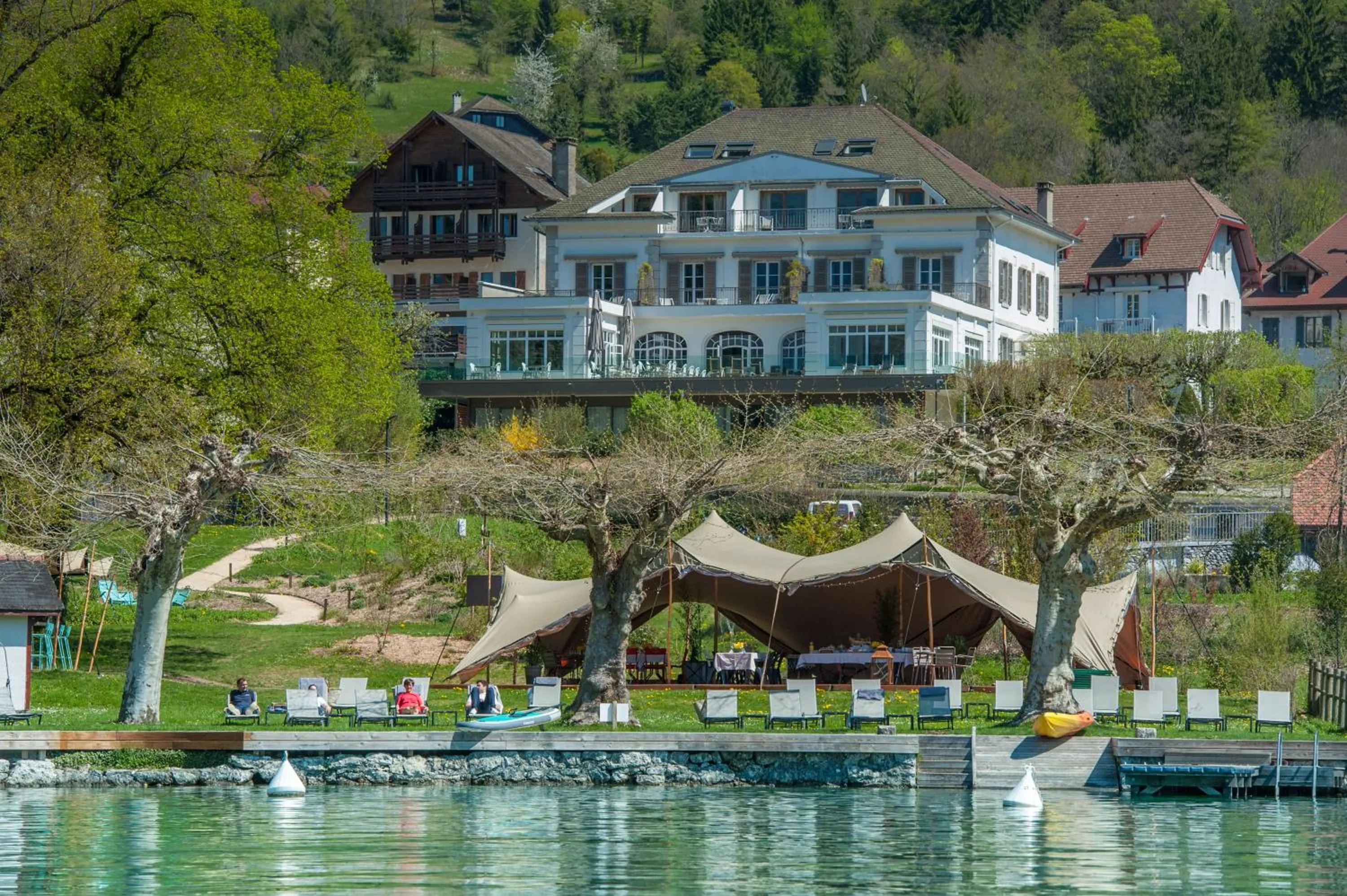Lake view in Hôtel Beau Site Talloires B SPA
