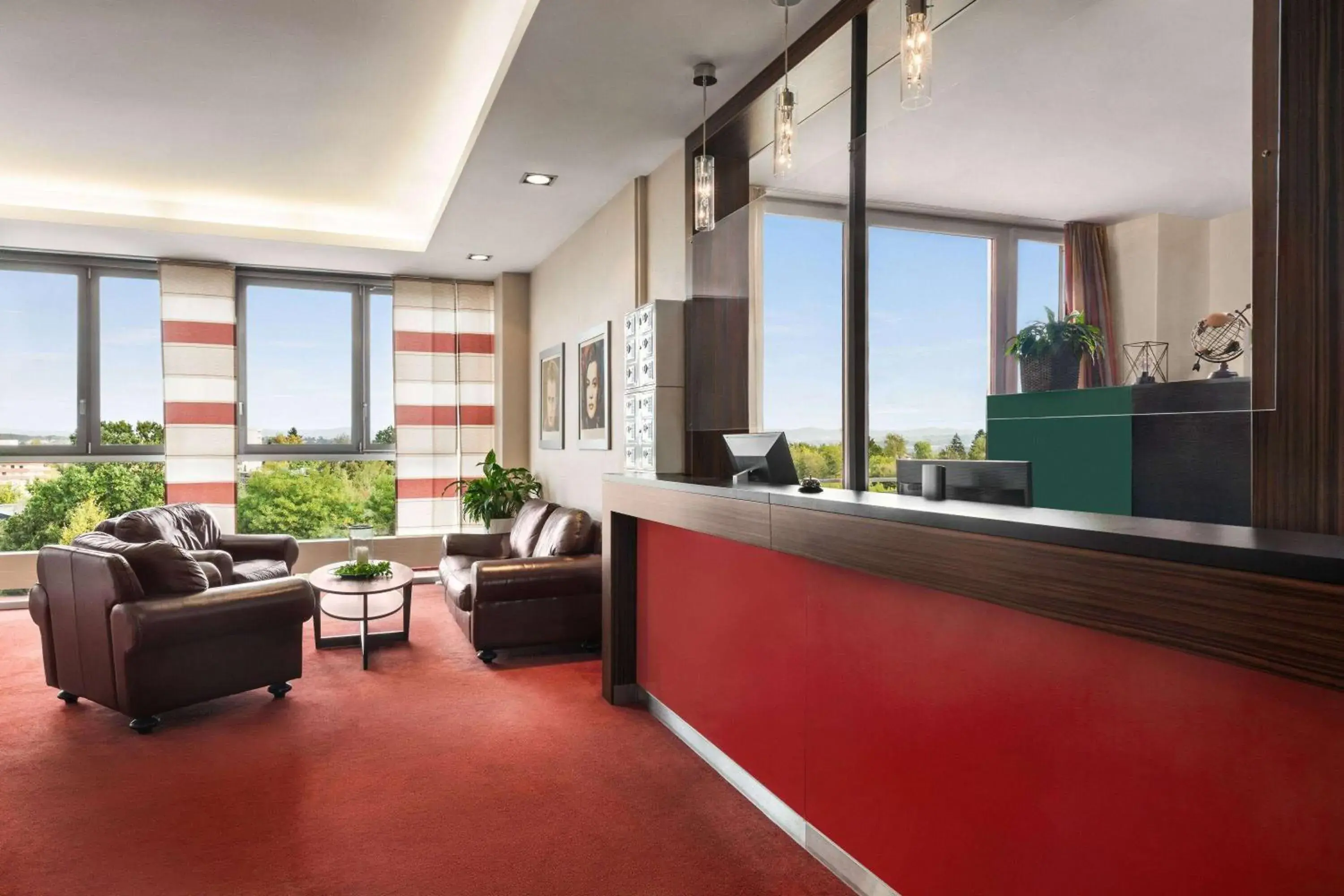 Lobby or reception in Amedia Express Passau, Trademark Collection by Wyndham Lobby or reception in Amedia Express Passau, Trademark Collection by Wyndham