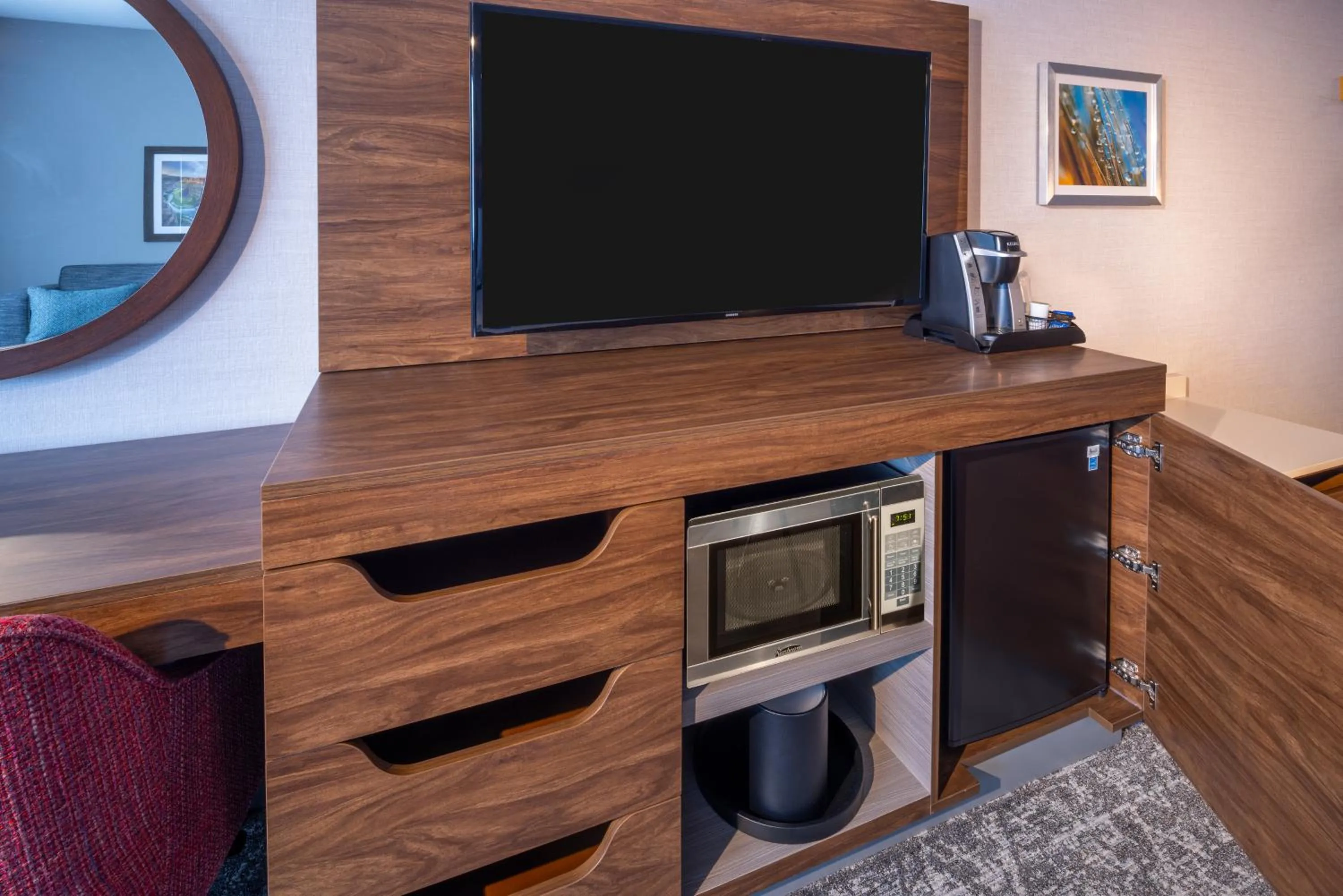 Bedroom in Hampton Inn Pullman