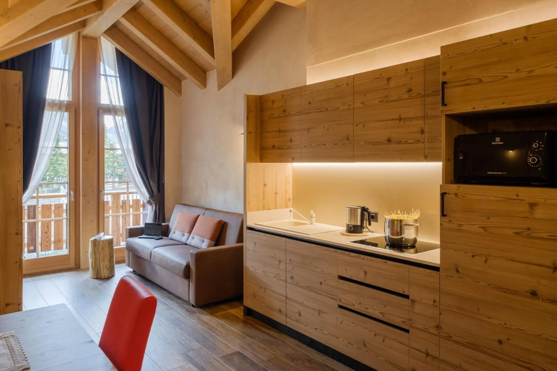 Kitchen or kitchenette in Chalet Bellavista