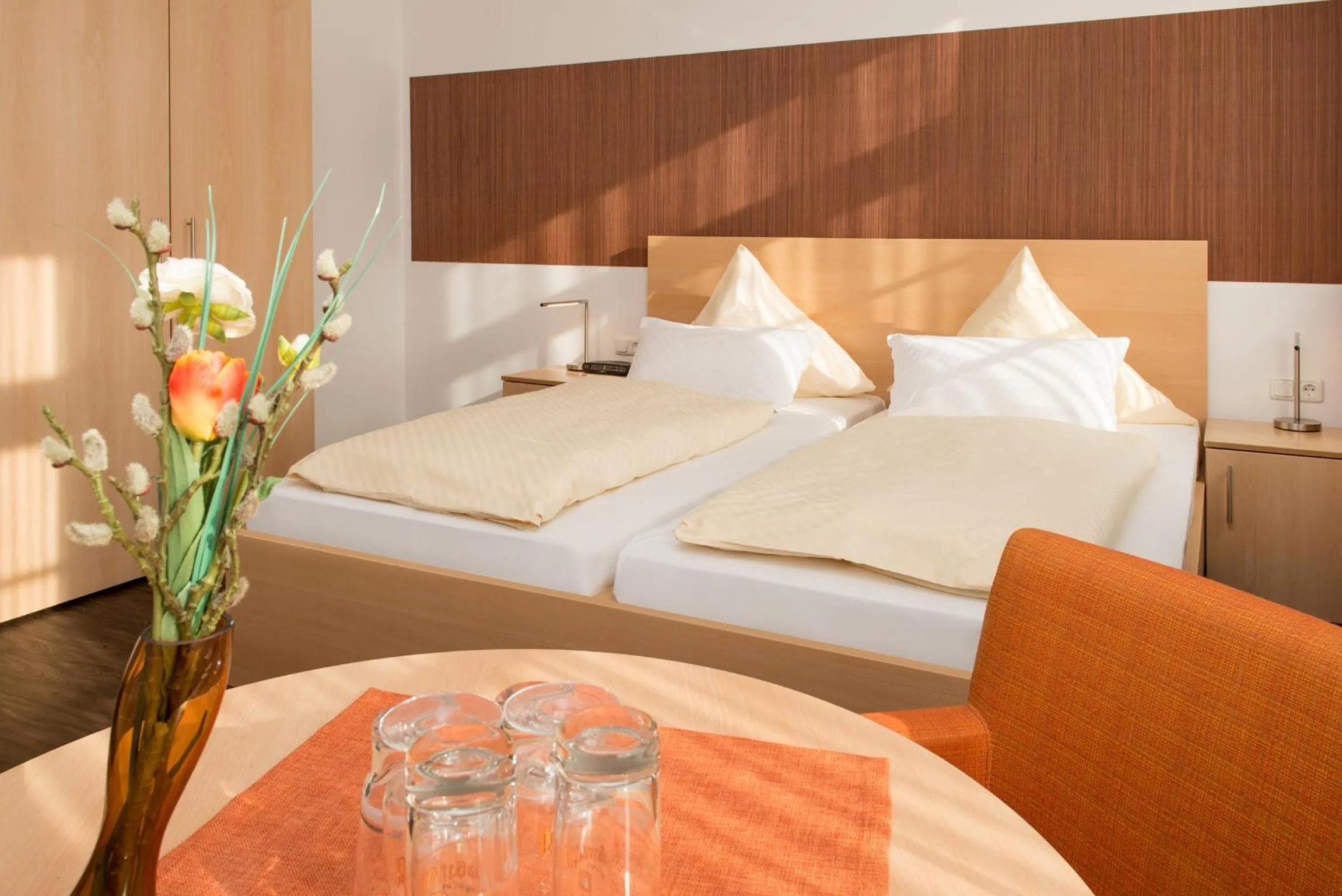 Photo of the whole room, Bed in Johanniter Gästehaus