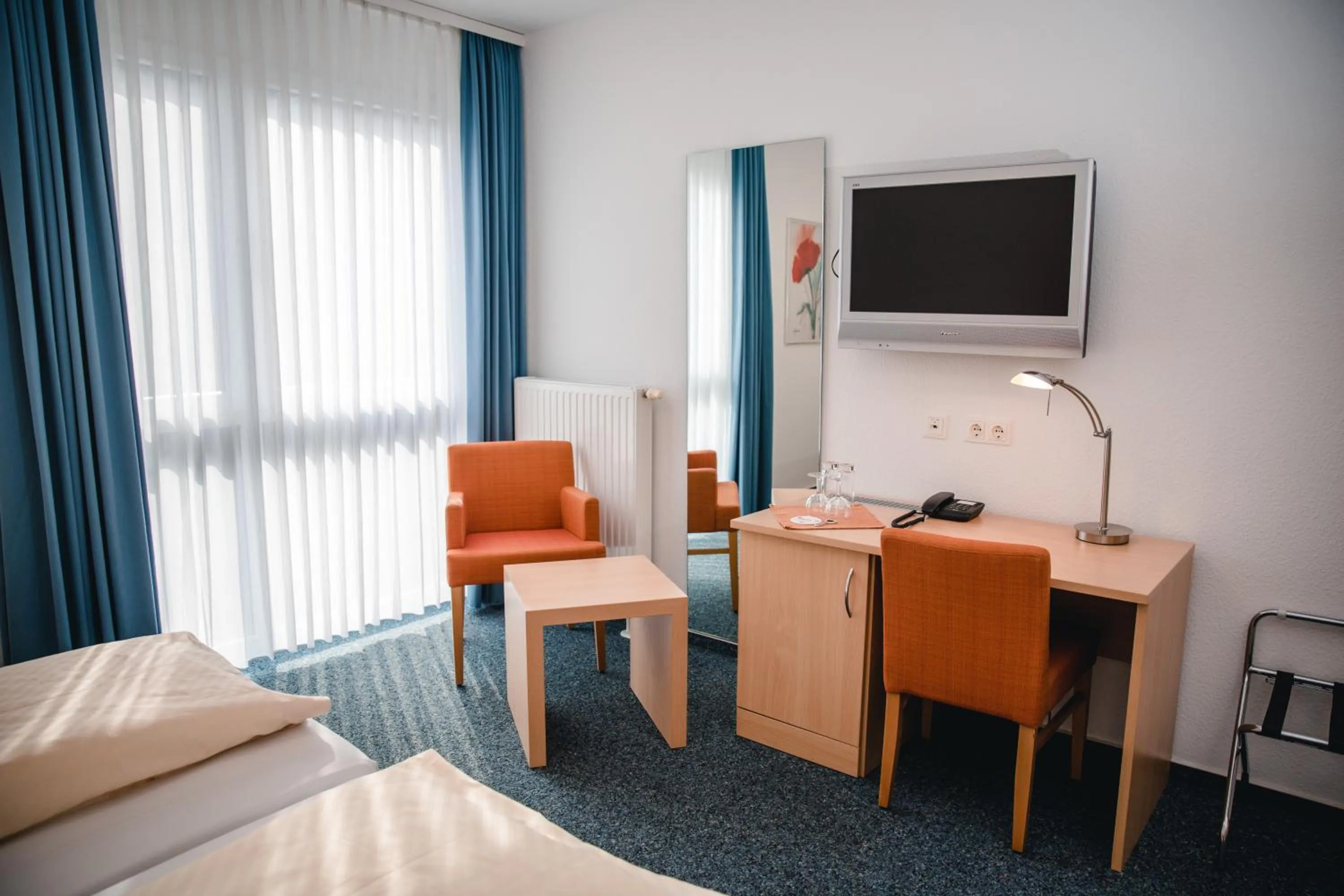 Decorative detail, Bed in Johanniter Gästehaus