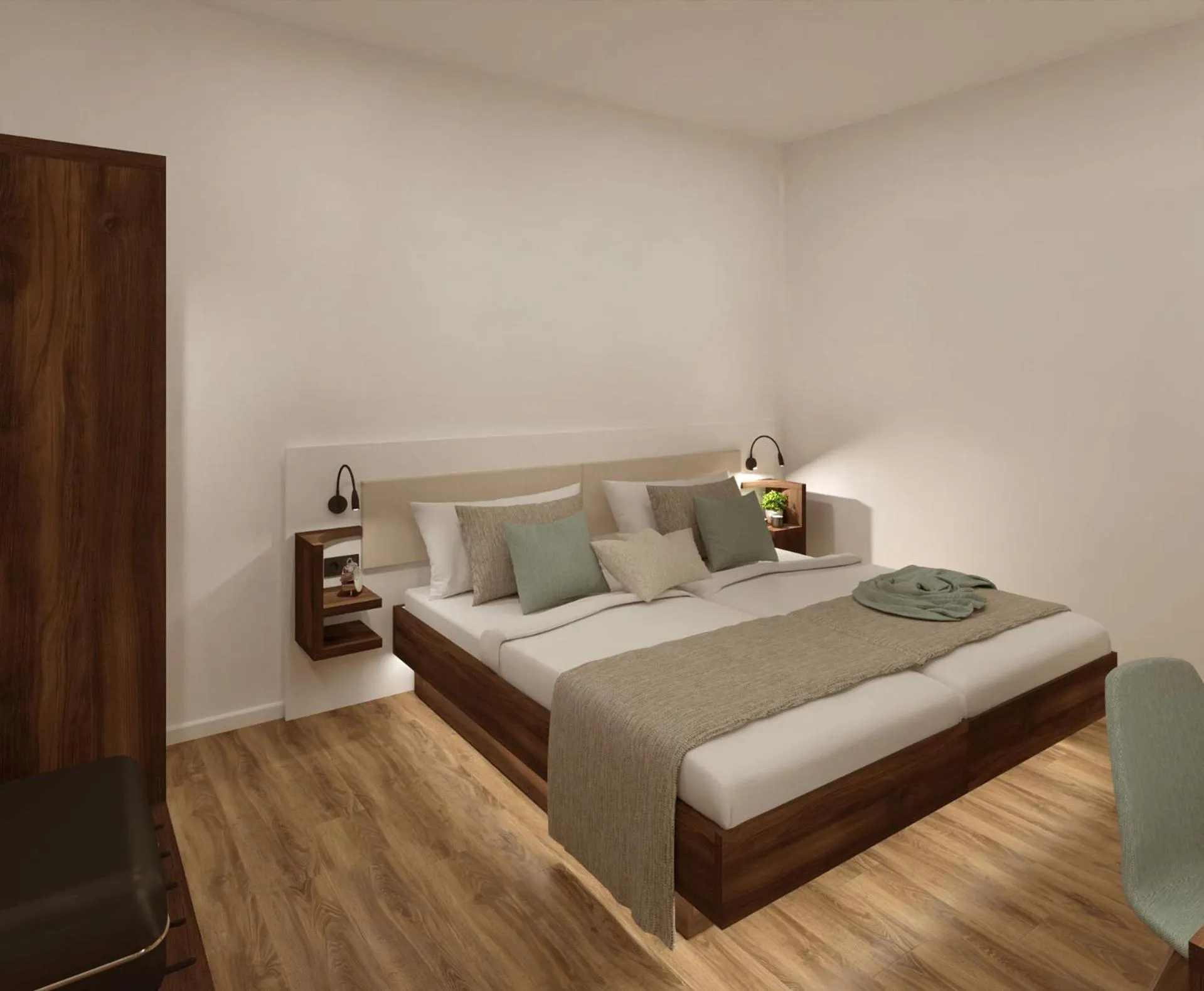 Photo of the whole room, Bed in Johanniter Gästehaus