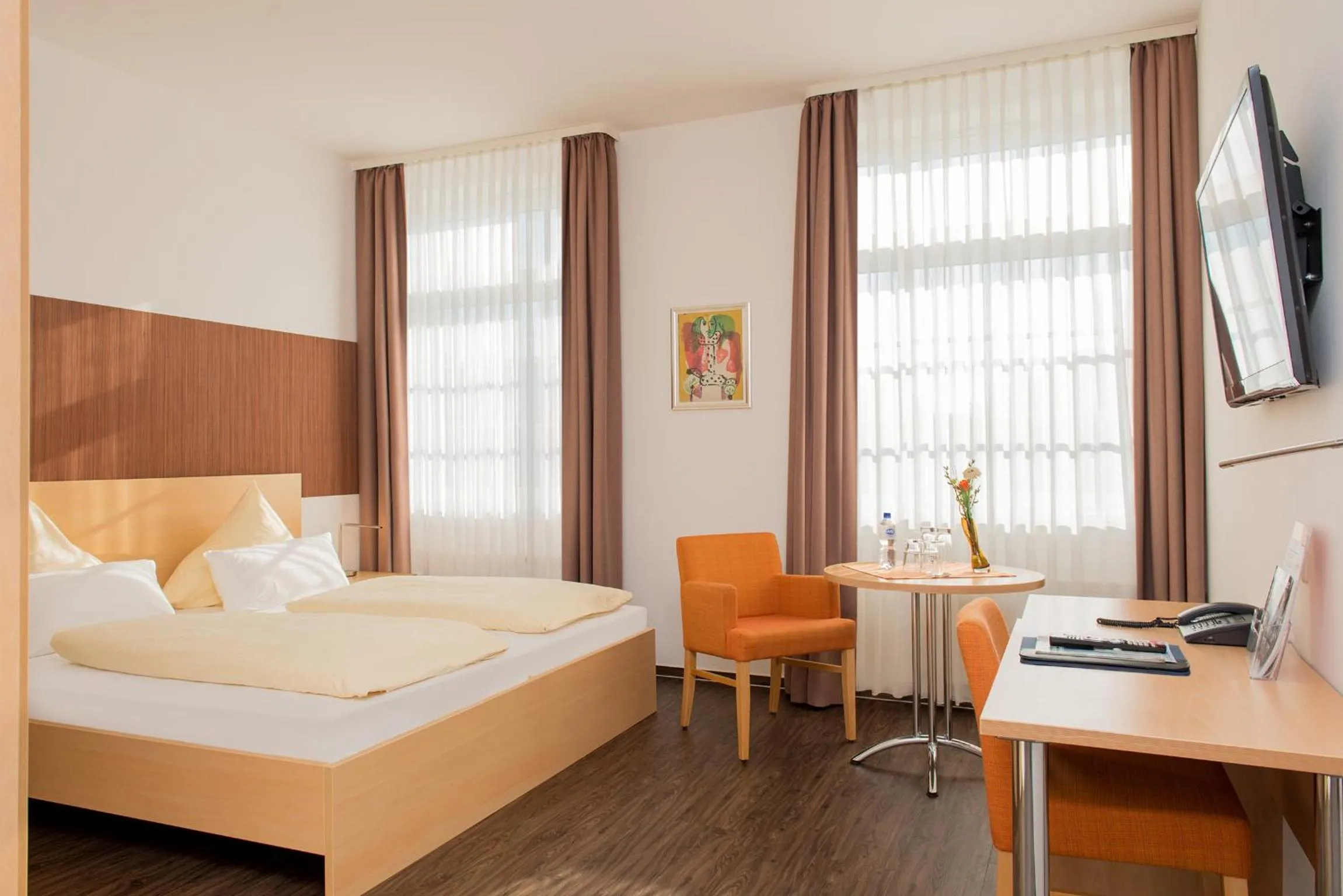 Decorative detail, Bed in Johanniter Gästehaus