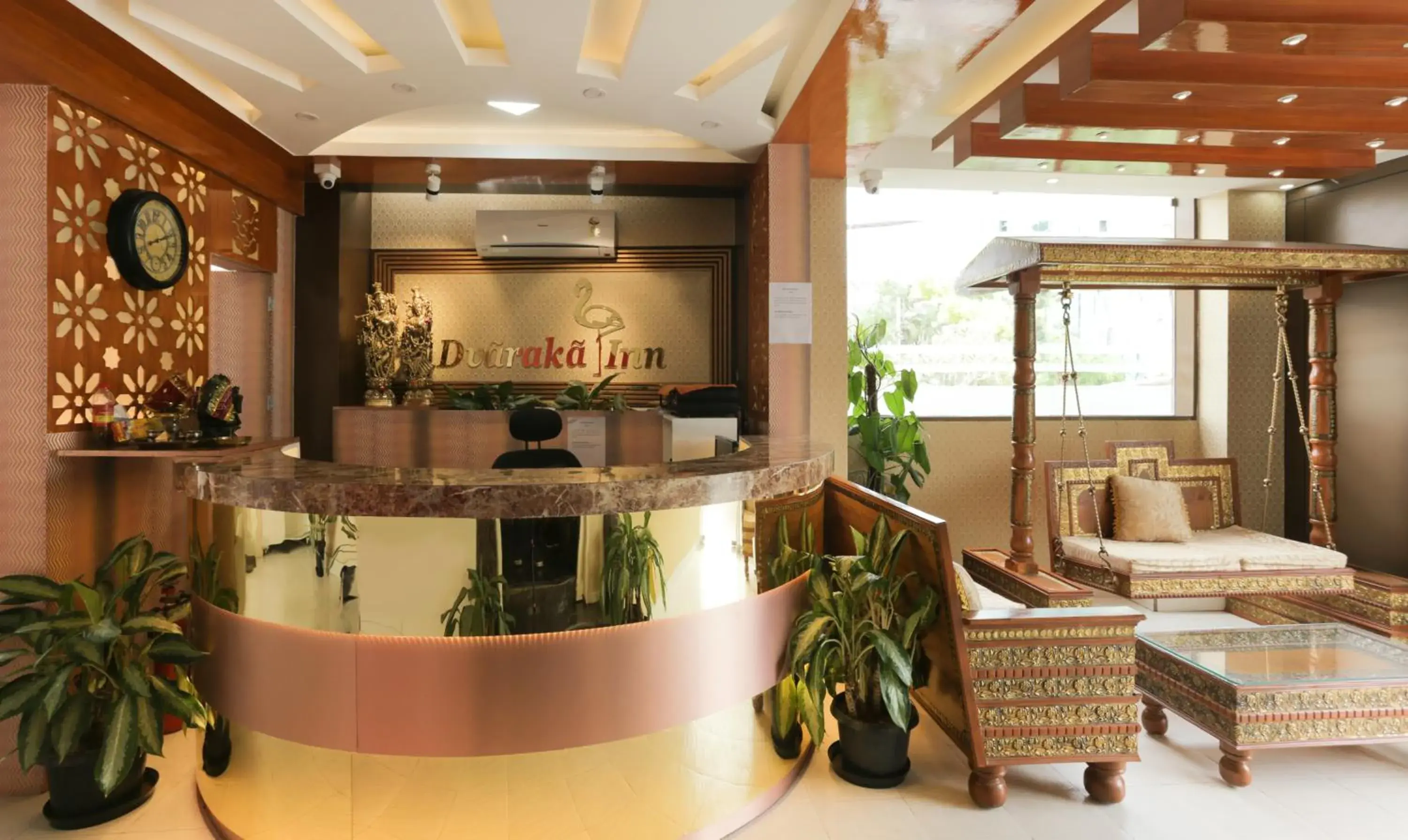Lobby or reception in Hotel Dvaraka Inn Lobby or reception in Hotel Dvaraka Inn