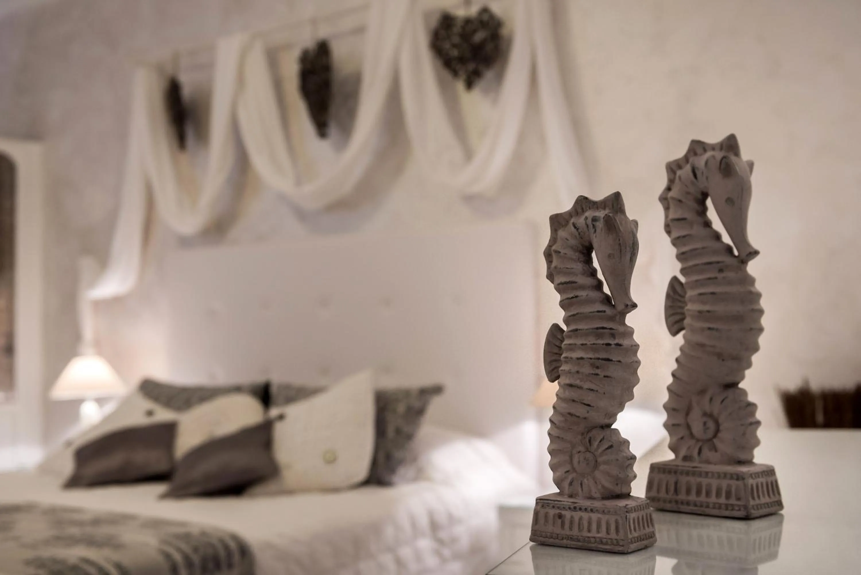 Decorative detail, Bed in Dream Island Hotel