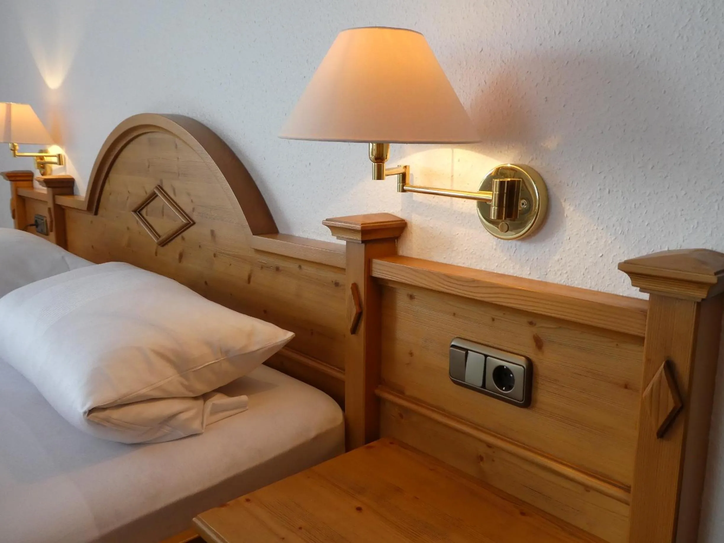 Decorative detail, Bed in Landhaus Ruppaner