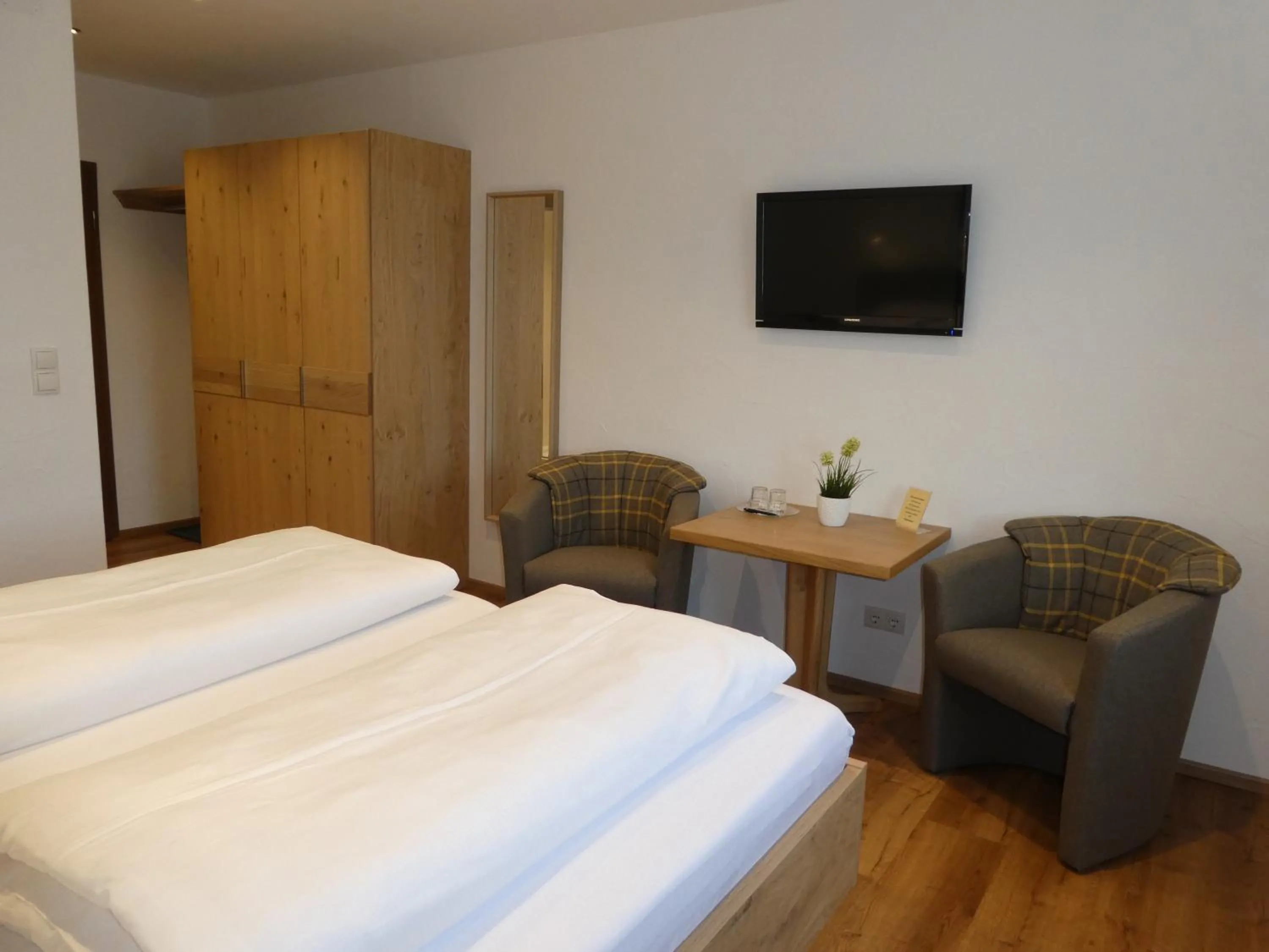 Seating area, Bed in Landhaus Ruppaner