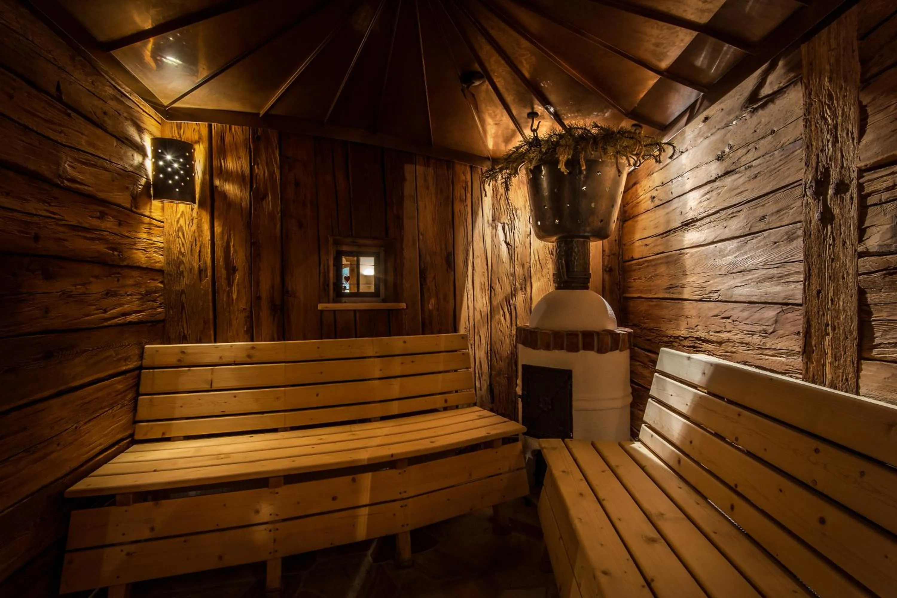 Sauna in Hotel Gran Ciasa