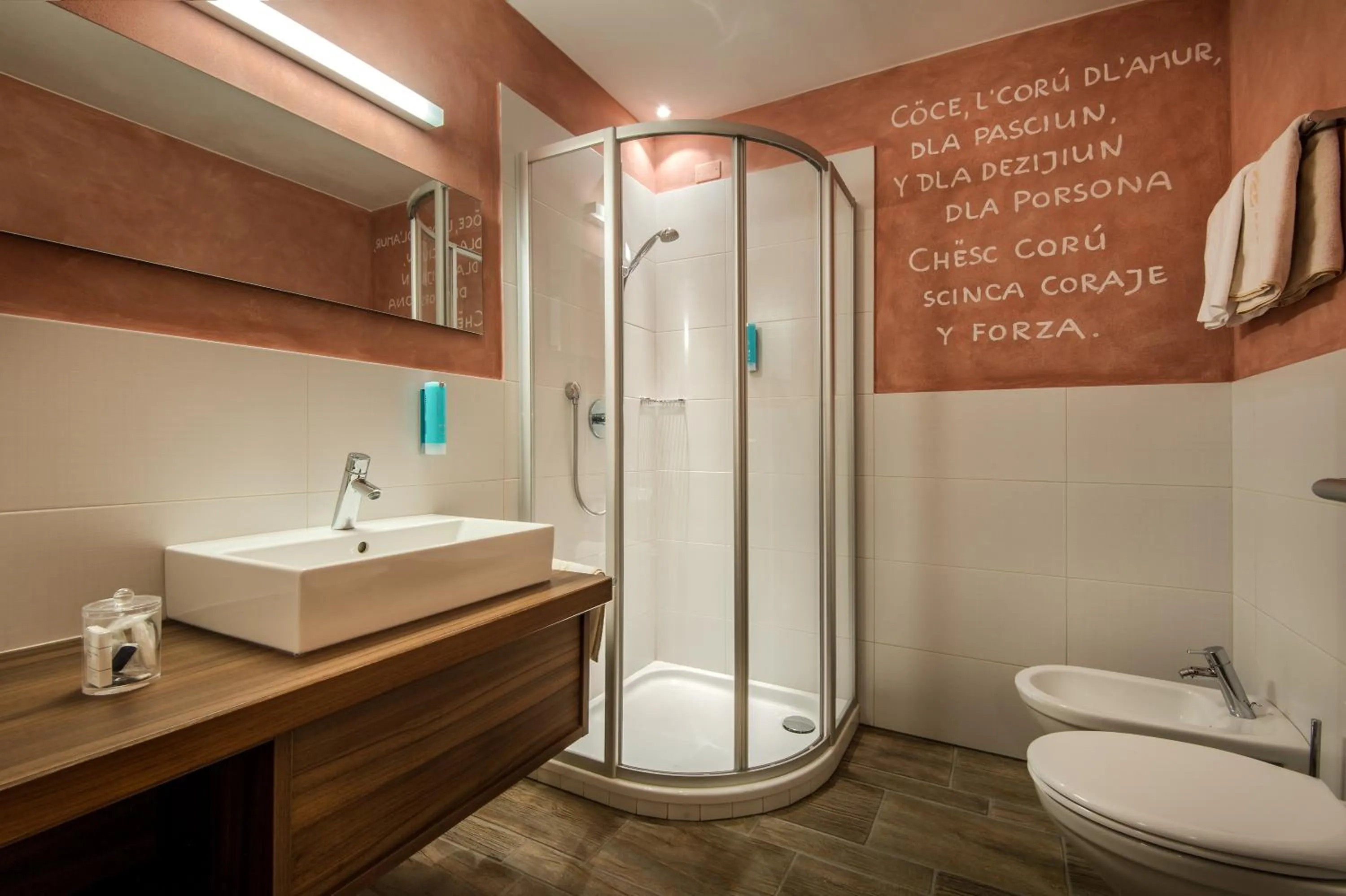 Bathroom in Hotel Gran Ciasa