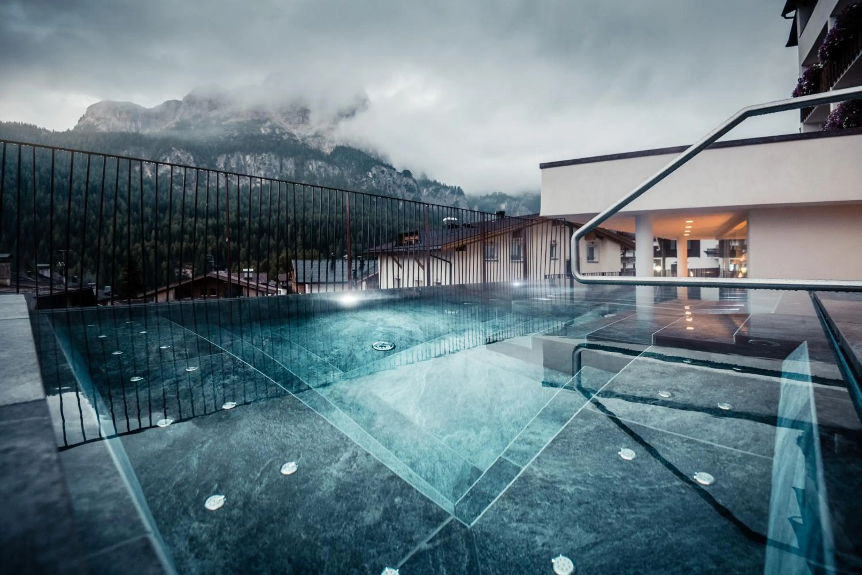 Hot Tub in Hotel Gran Ciasa