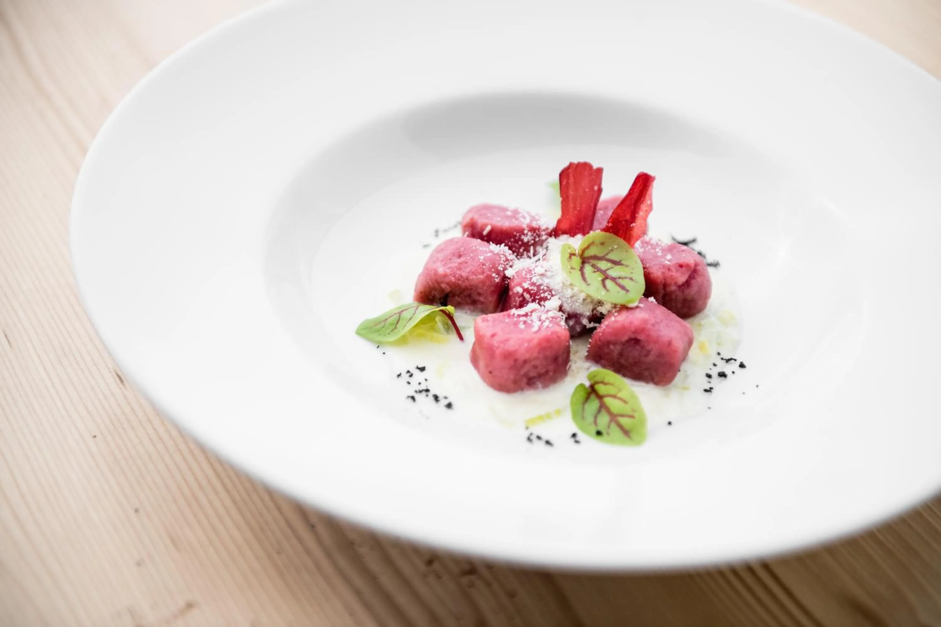 Food close-up in Hotel Gran Ciasa