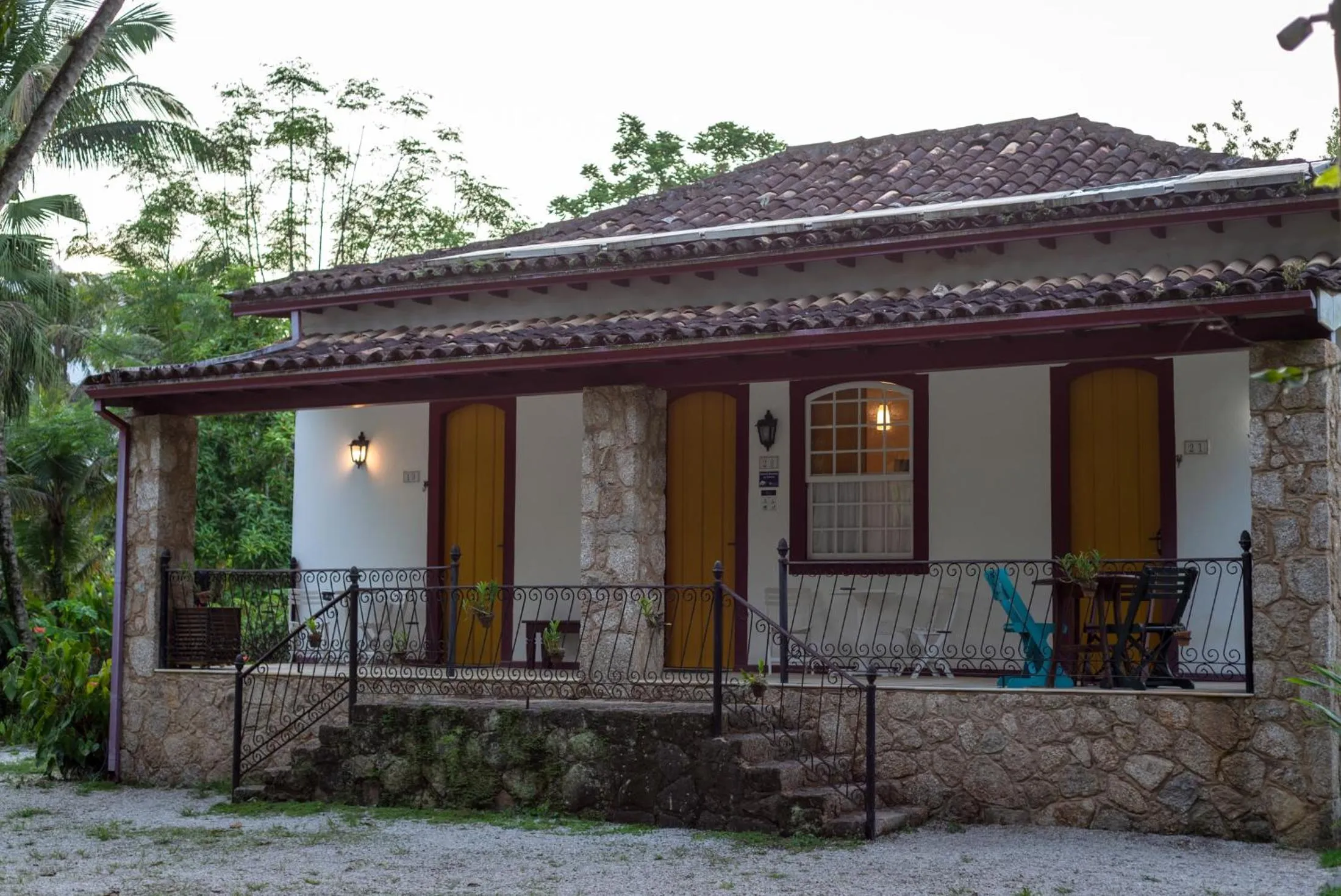 Garden in Pousada Chácara Das Acácias