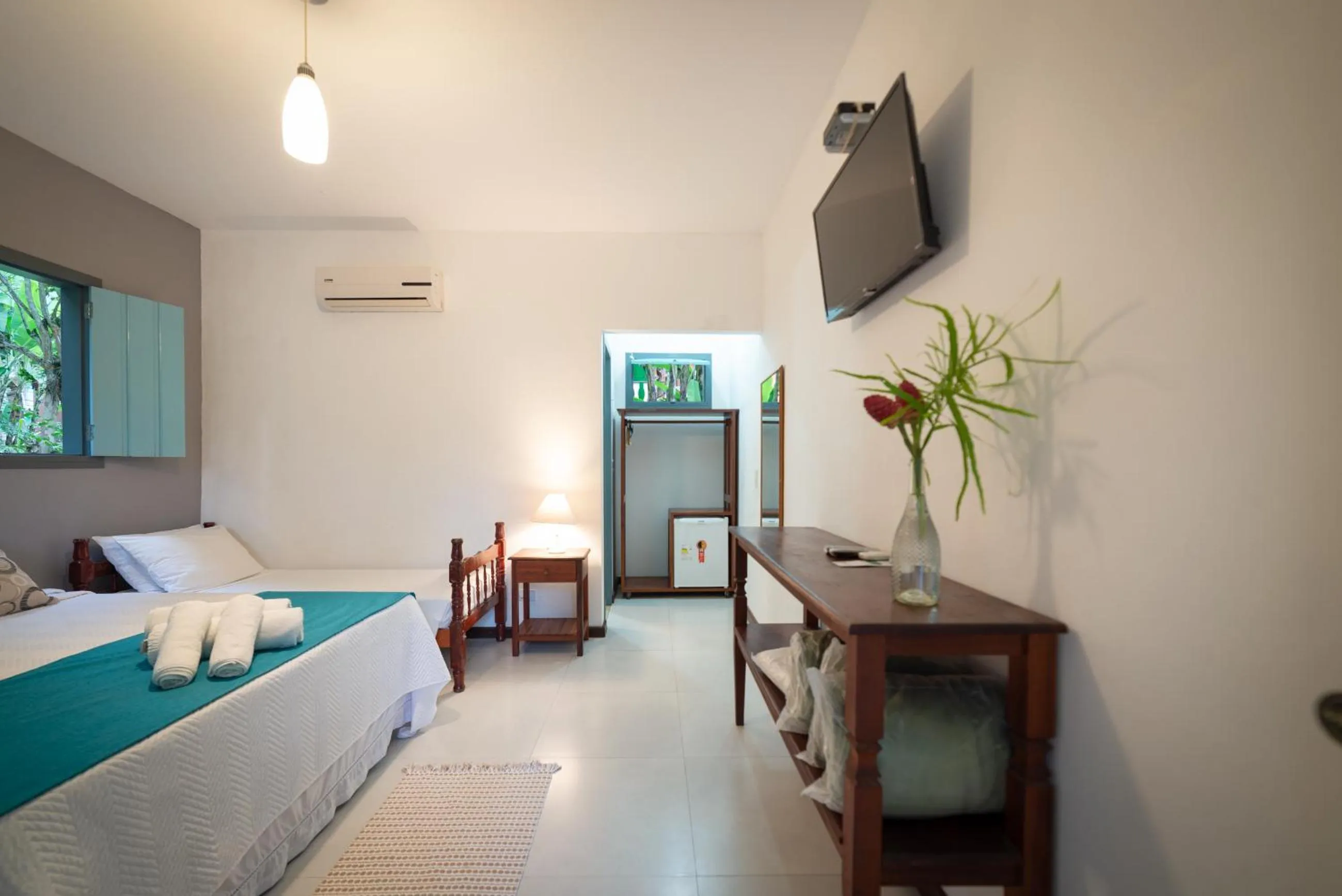 Bed in Pousada Chácara Das Acácias