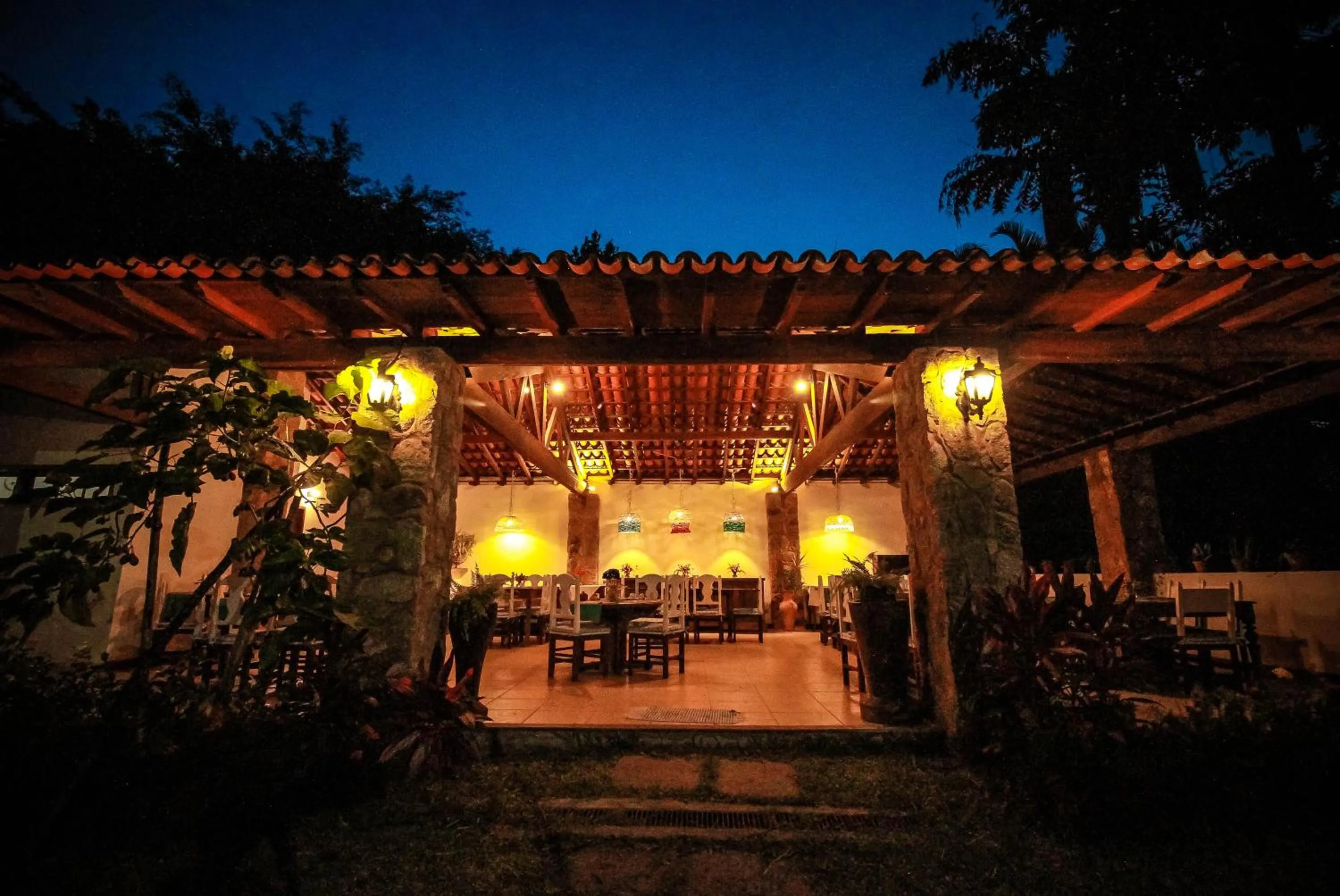 Area and facilities in Pousada Chácara Das Acácias