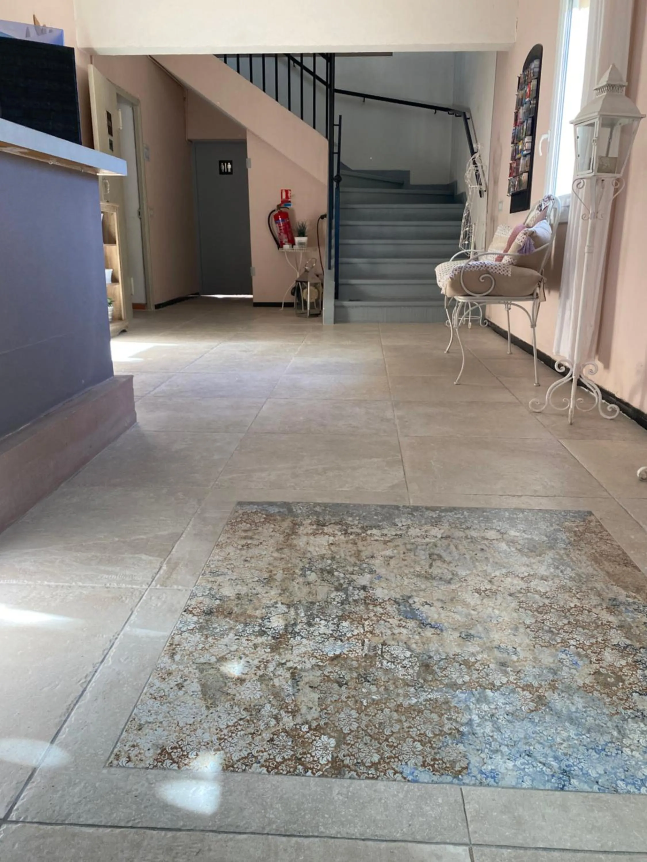 Lobby or reception in Hotel Carina