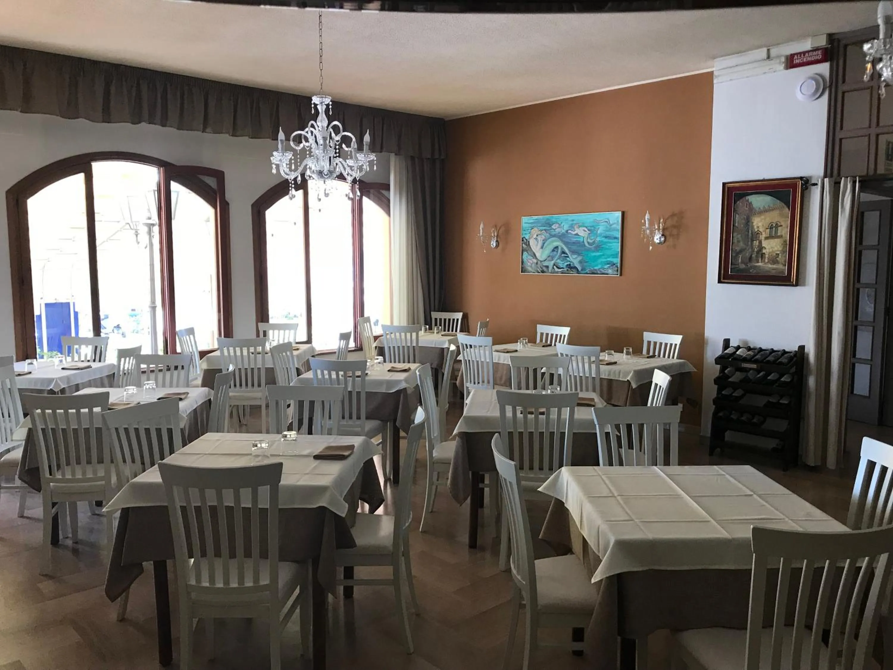 Dining area in Hotel La Sirenetta