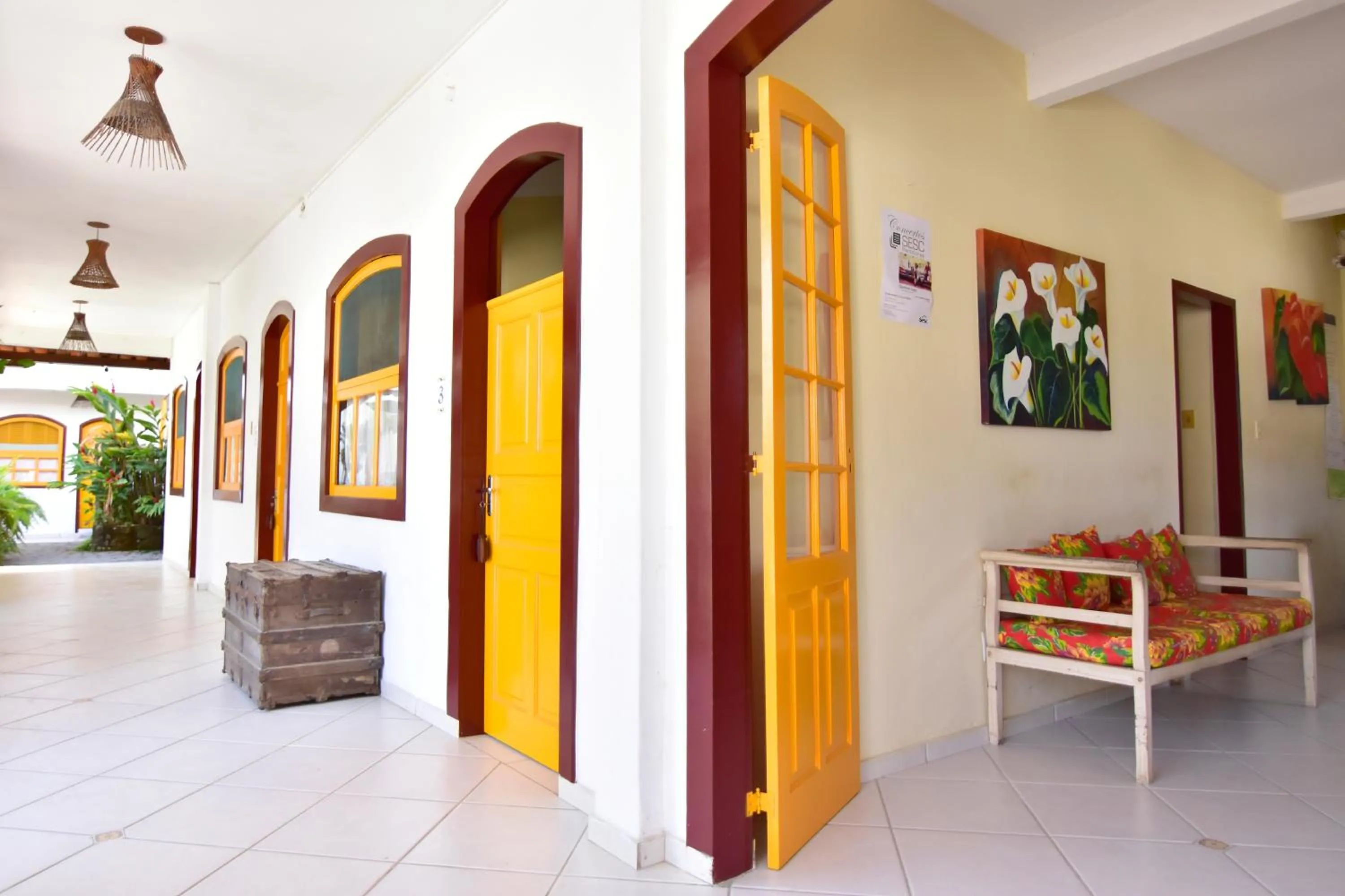 Lobby or reception in Pousada Por do Sol