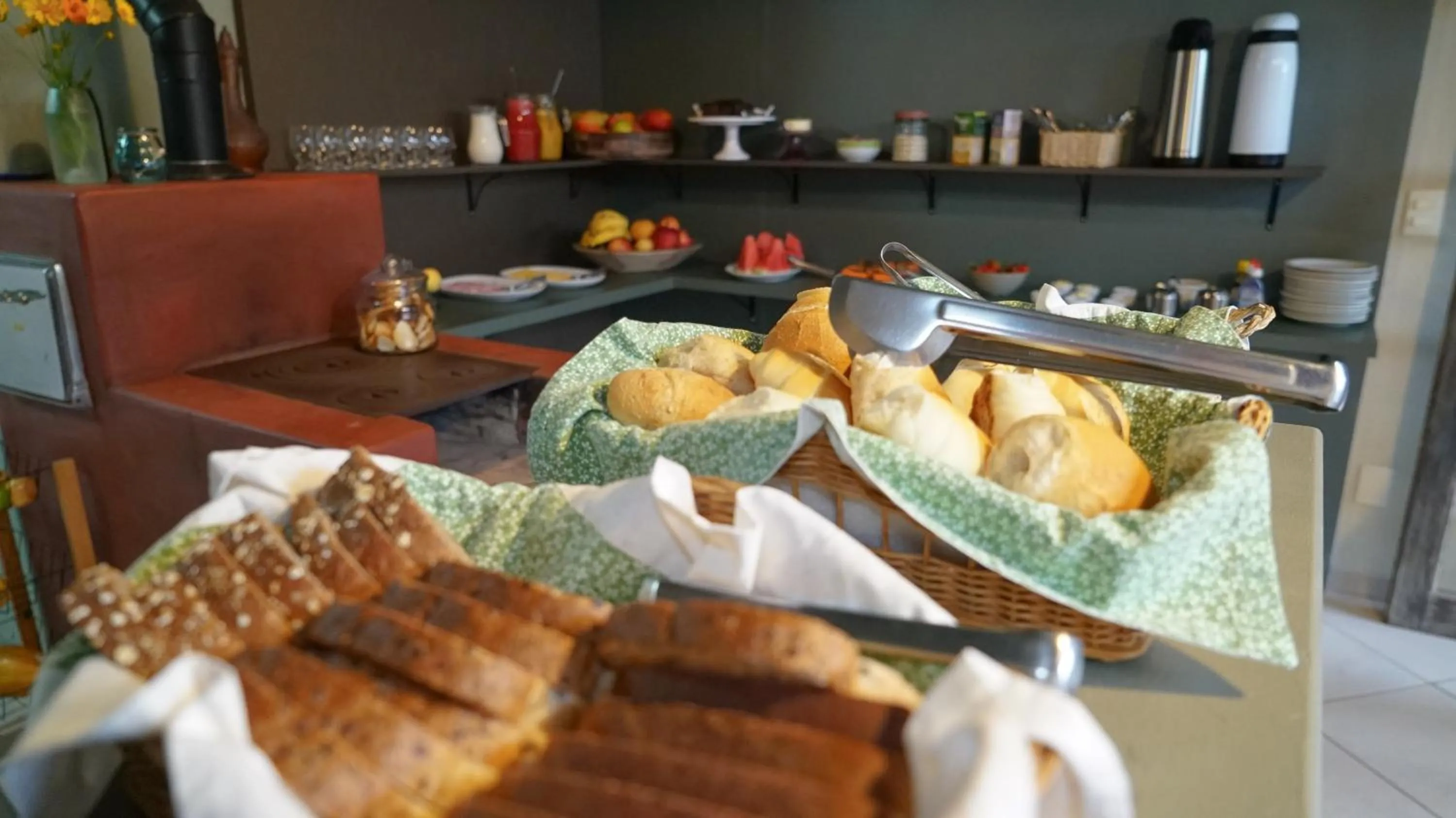 Buffet breakfast in Pousada Do Capitão