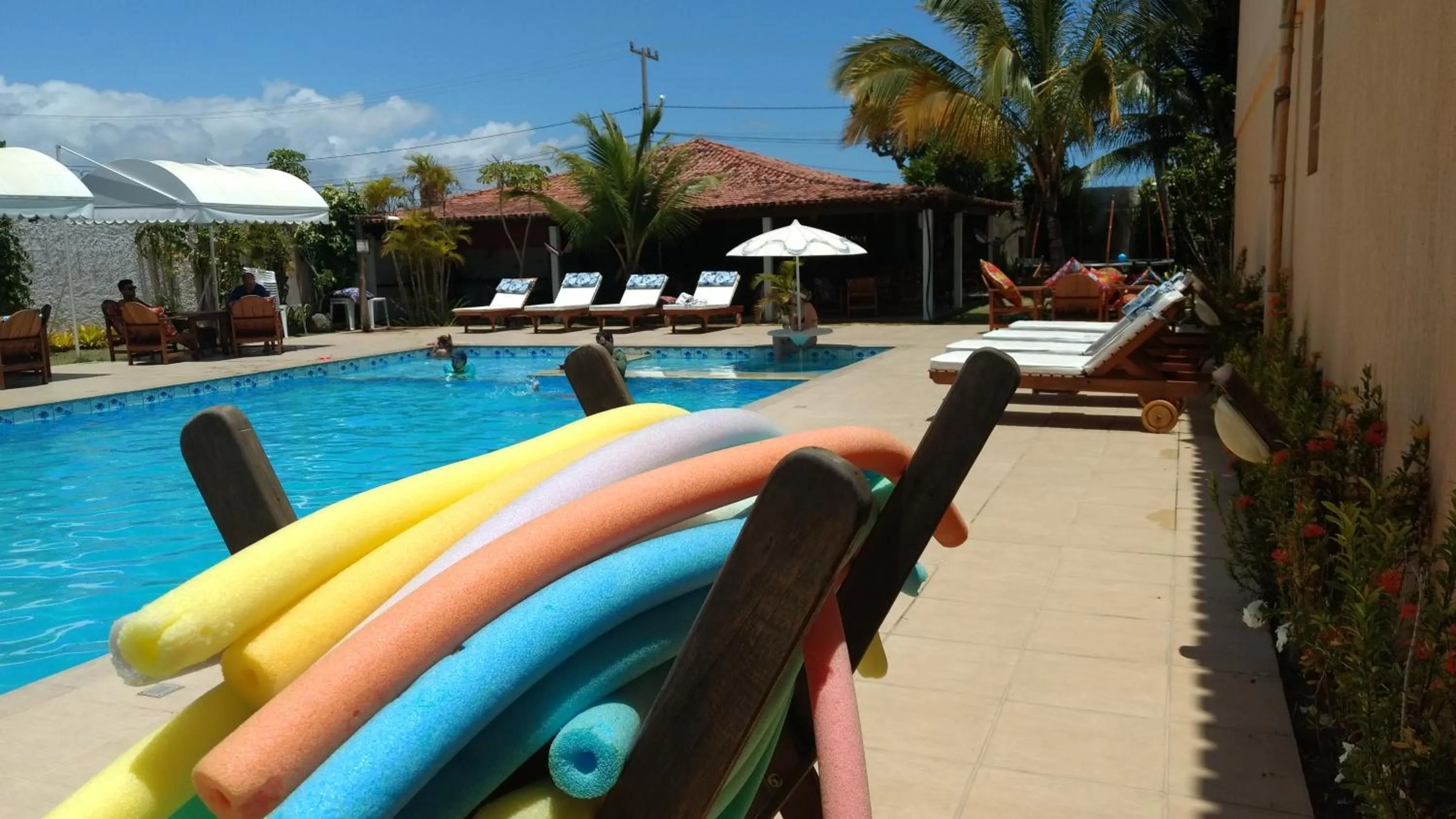 Swimming pool in Pousada Guaratiba