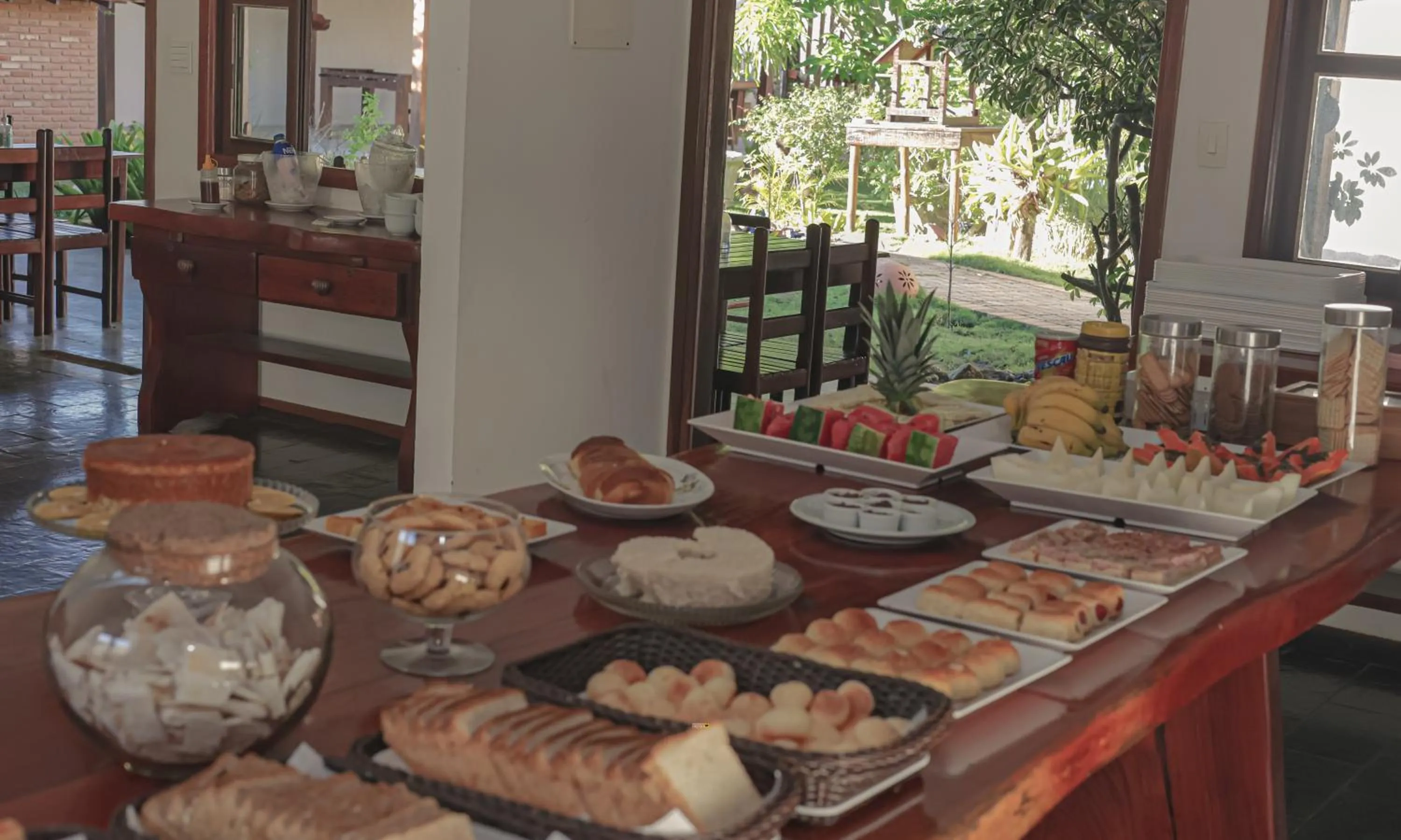 Breakfast in Pousada Guaratiba