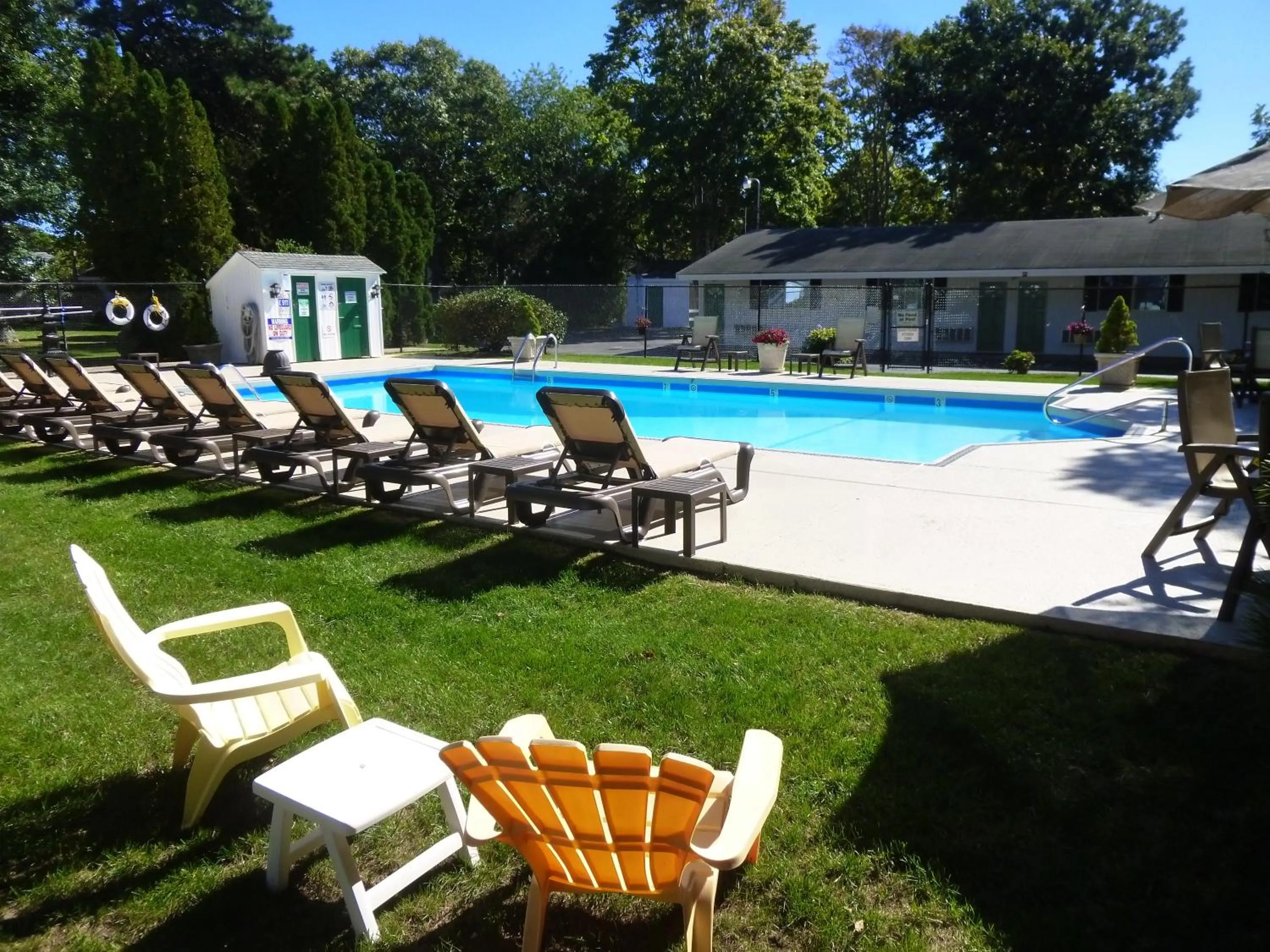 Swimming pool in Falmouth Heights Motor Lodge