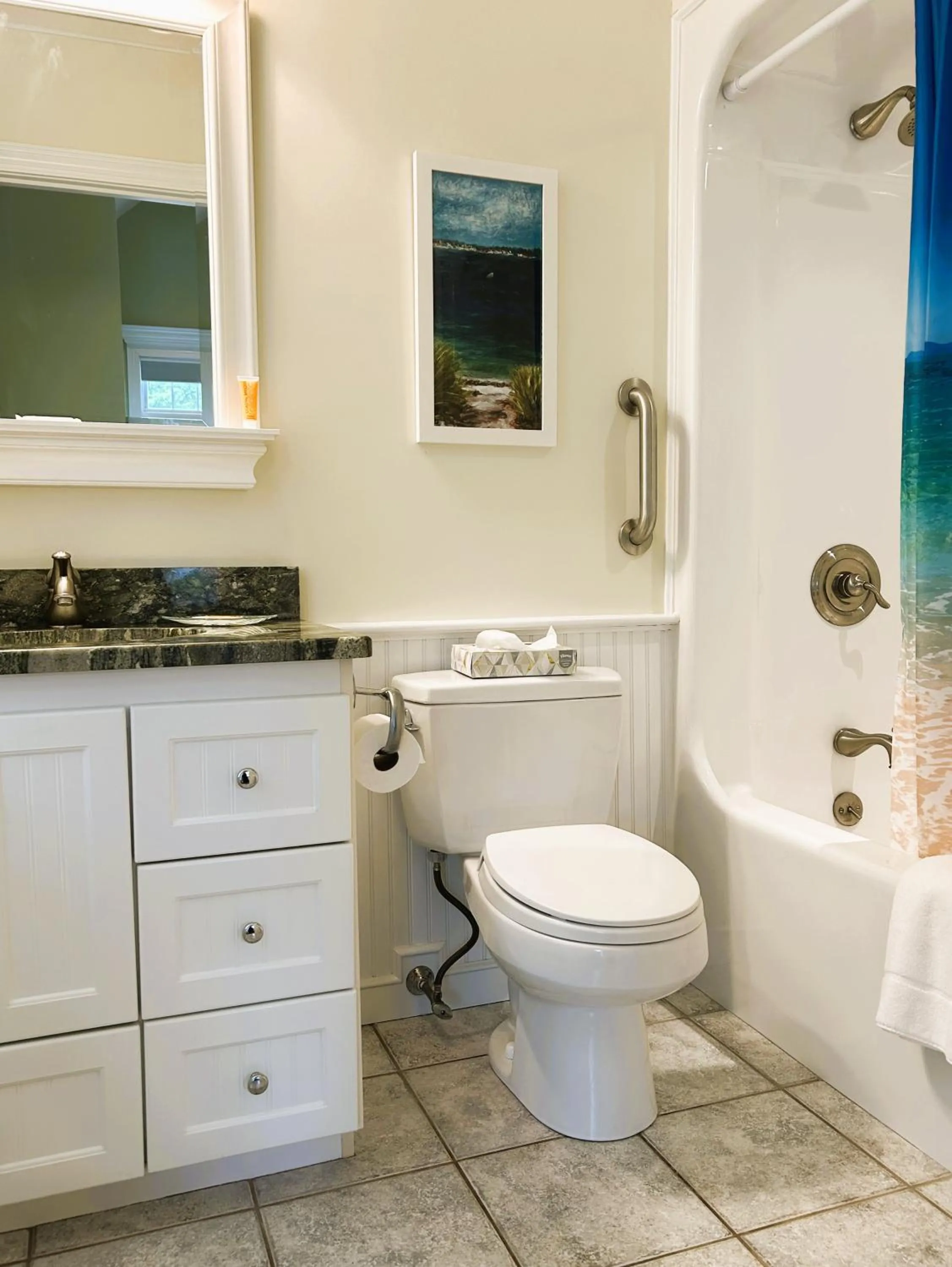 Bathroom in Falmouth Heights Motor Lodge