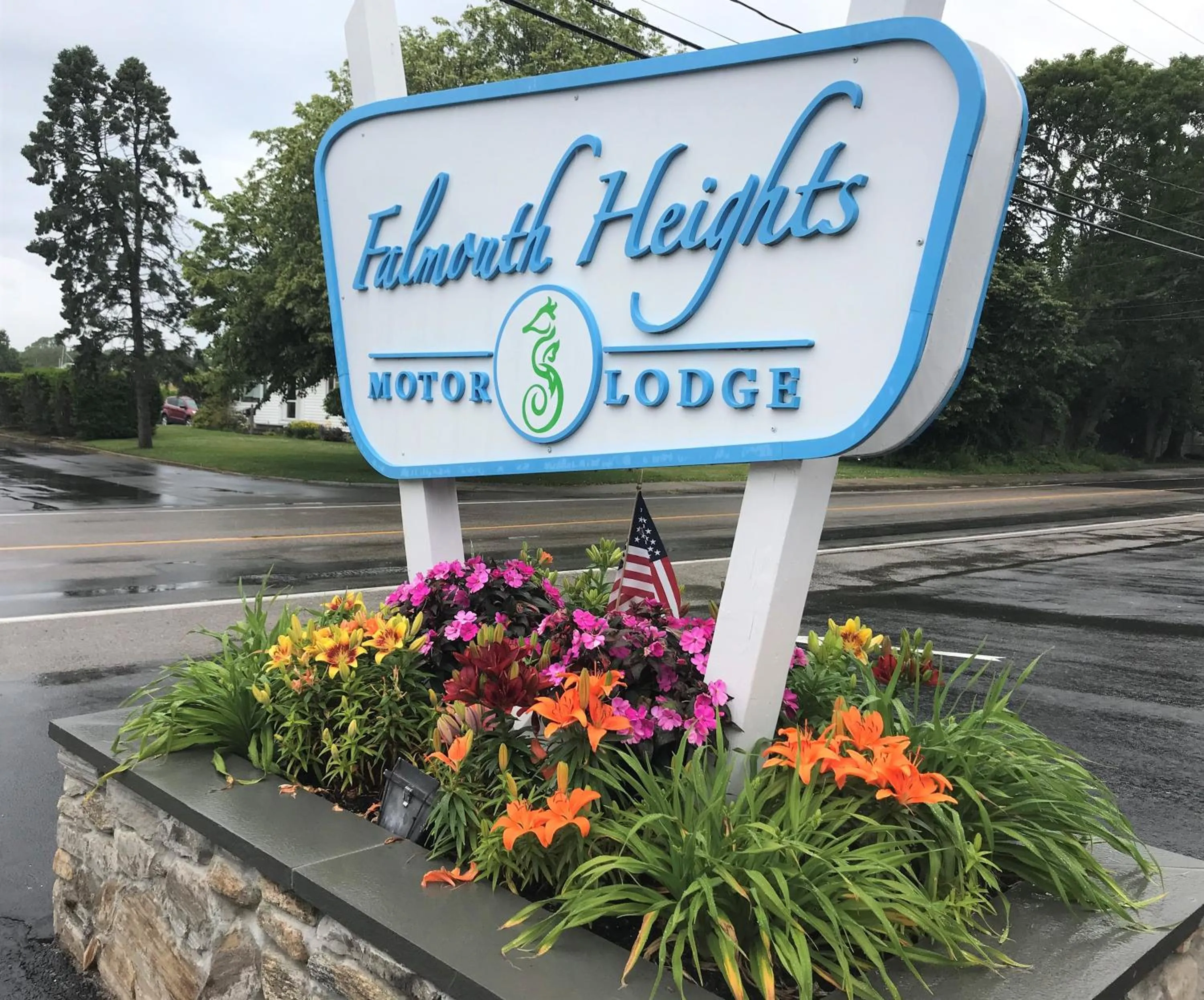 Property logo or sign in Falmouth Heights Motor Lodge