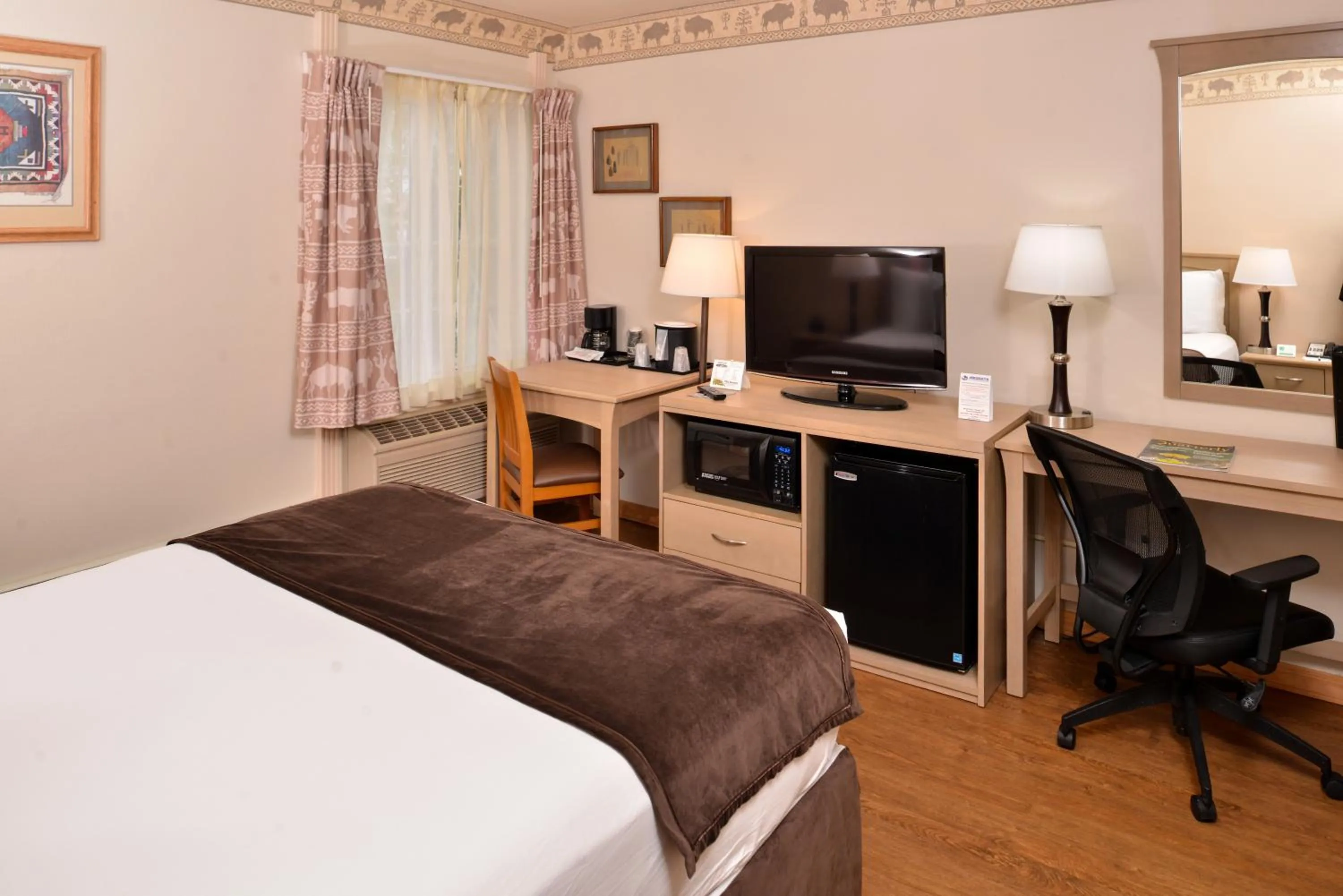 Seating area, Bed in Stage Coach Inn