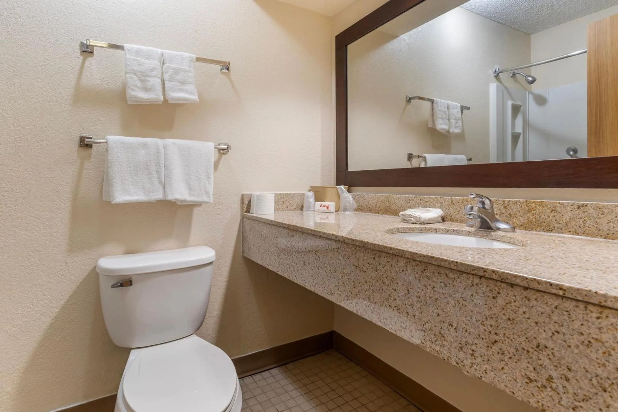 Bathroom in Red Roof Inn La Marque