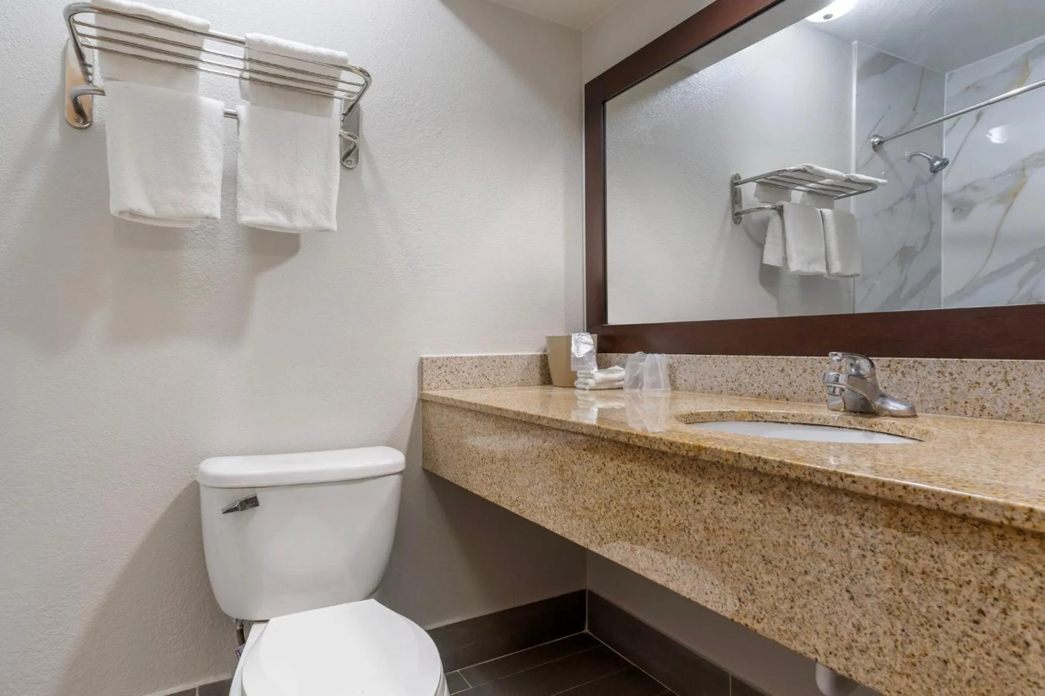 Bathroom in Red Roof Inn La Marque