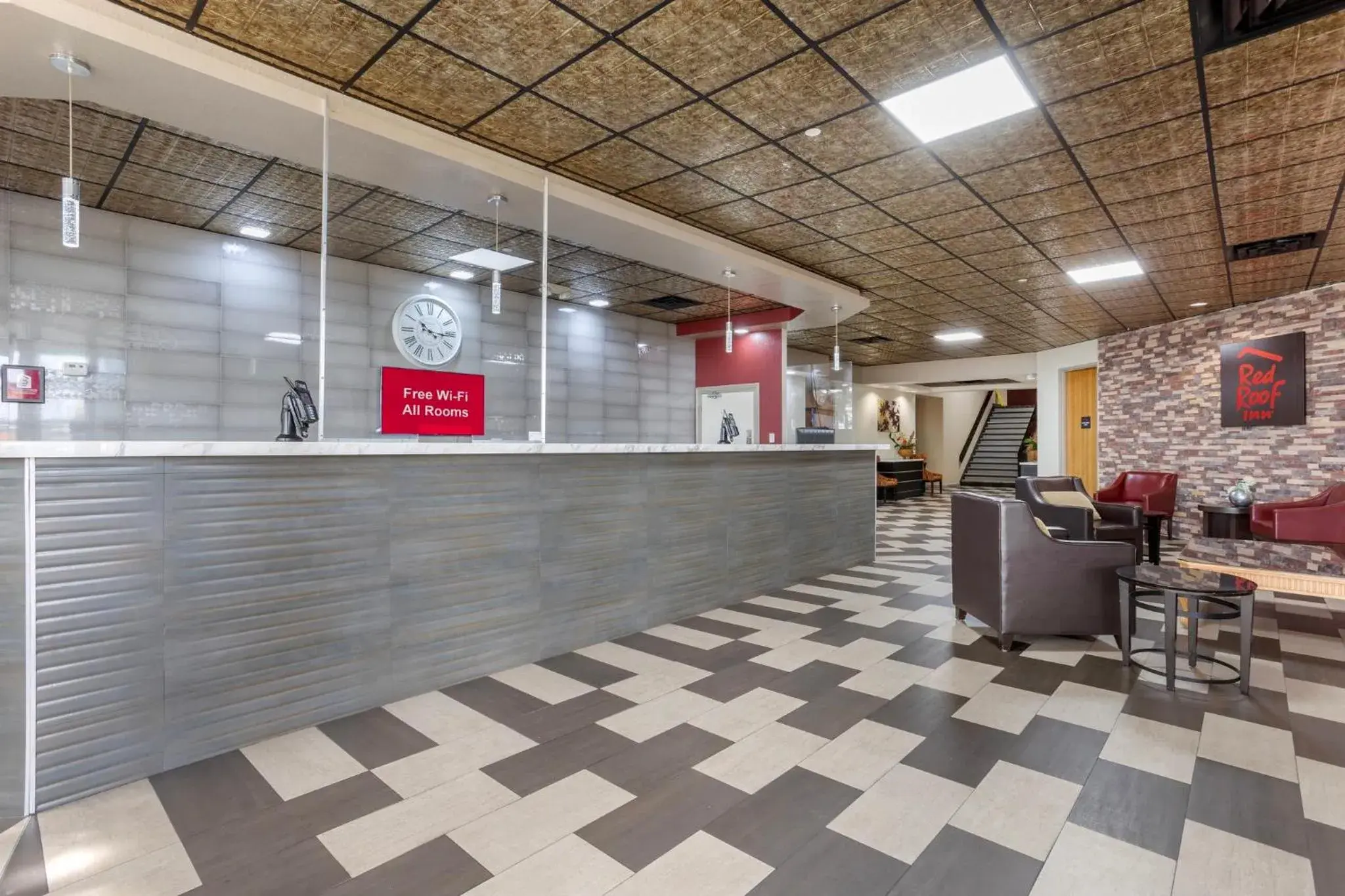 Lobby or reception in Red Roof Inn La Marque Lobby or reception in Red Roof Inn La Marque