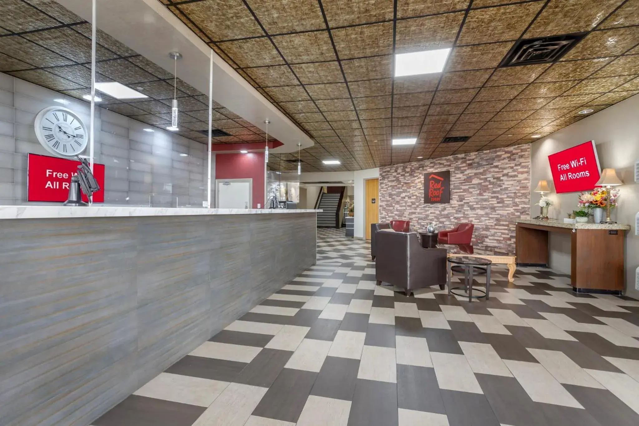 Lobby or reception in Red Roof Inn La Marque Lobby or reception in Red Roof Inn La Marque