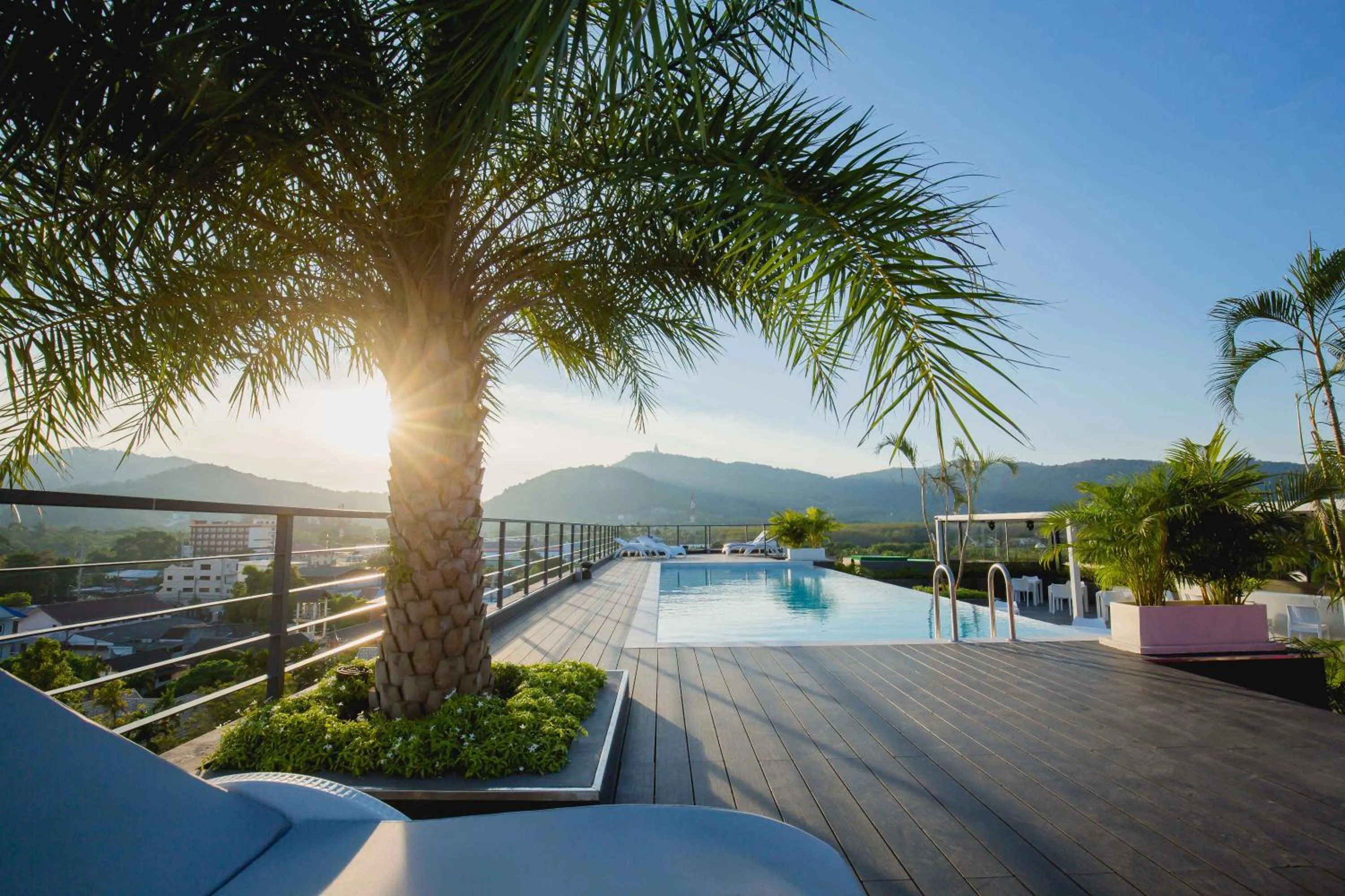 Swimming pool in NOON Village Tower 1