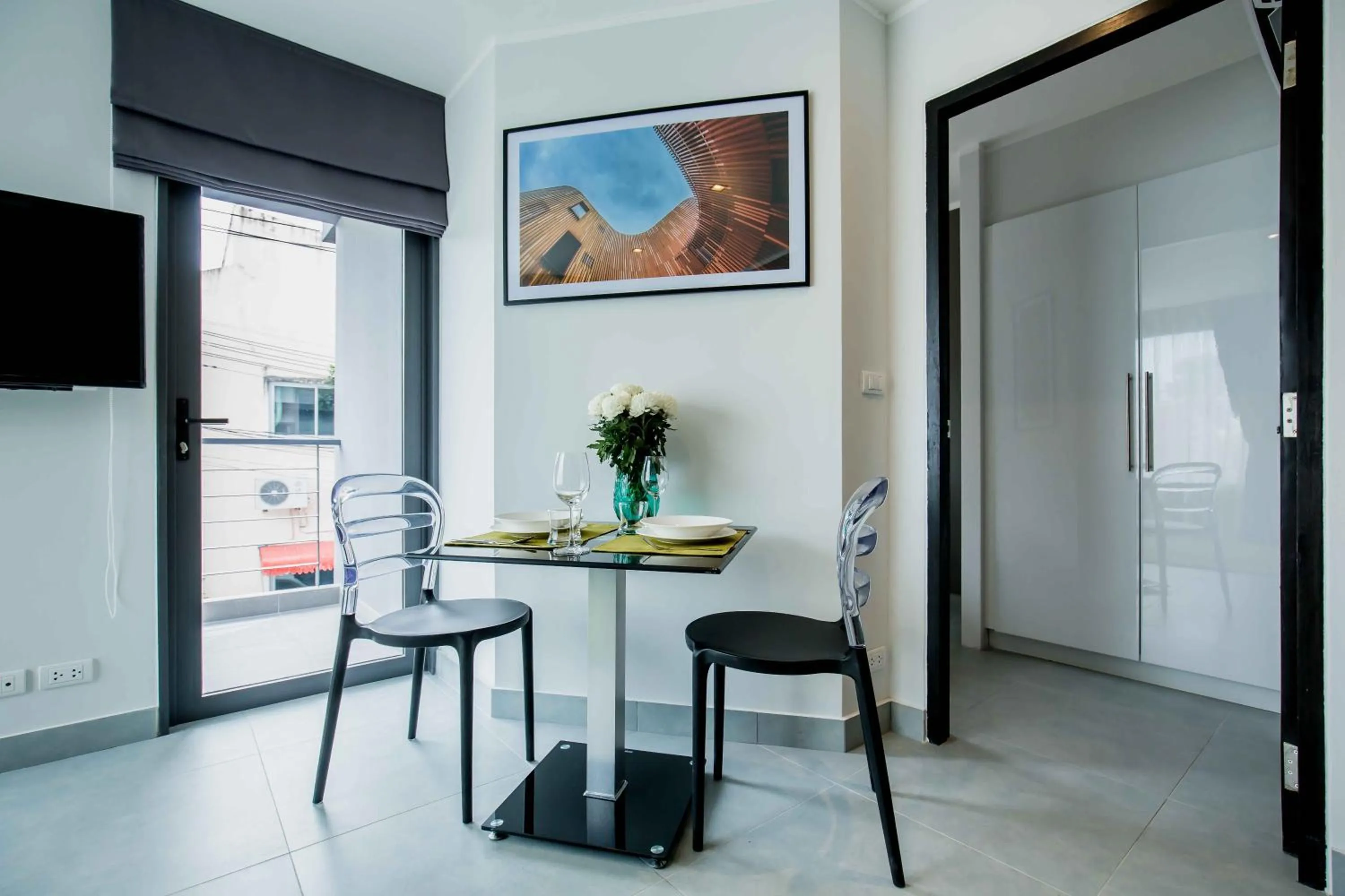 Dining area in NOON Village Tower 1