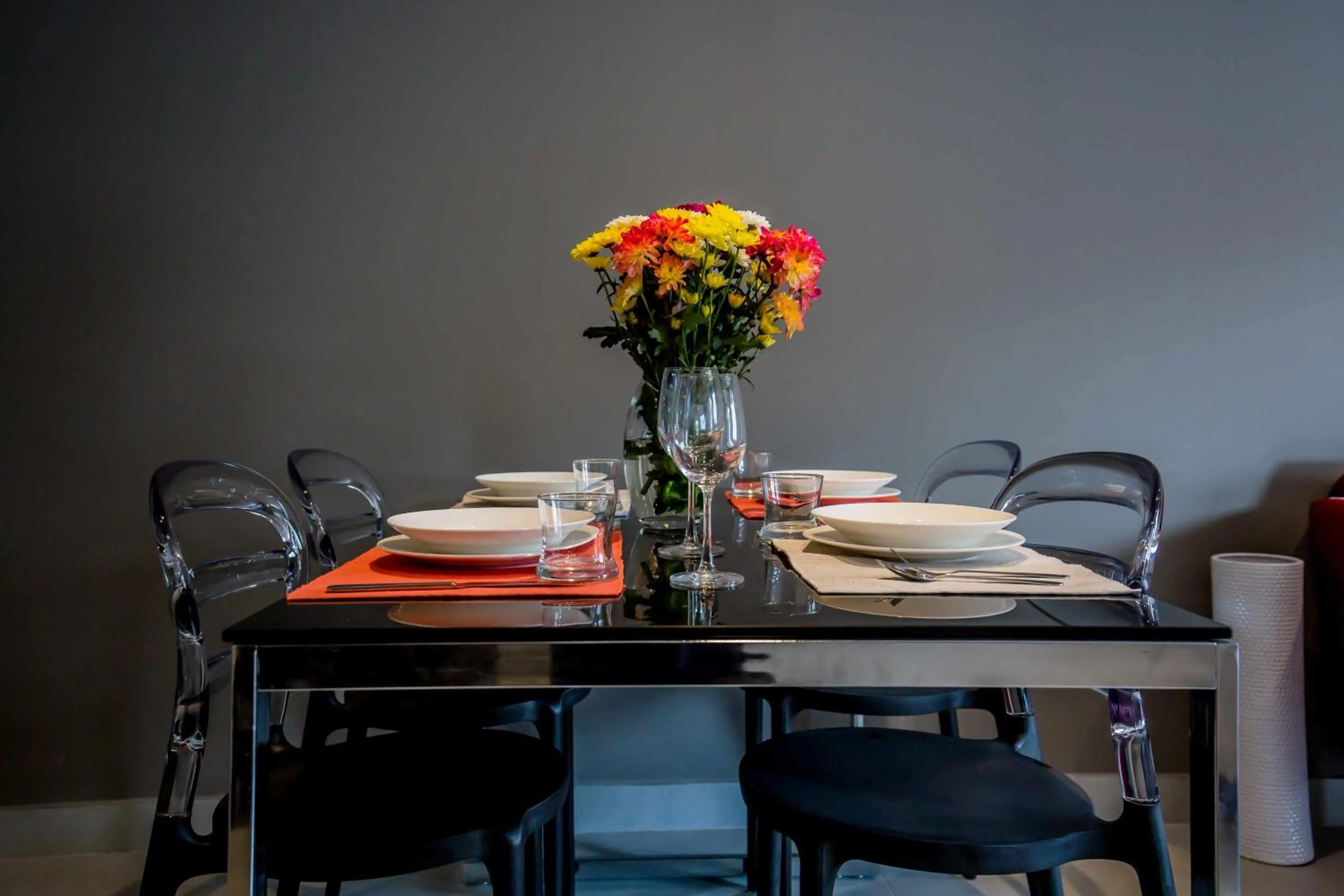 Dining area in NOON Village Tower 1