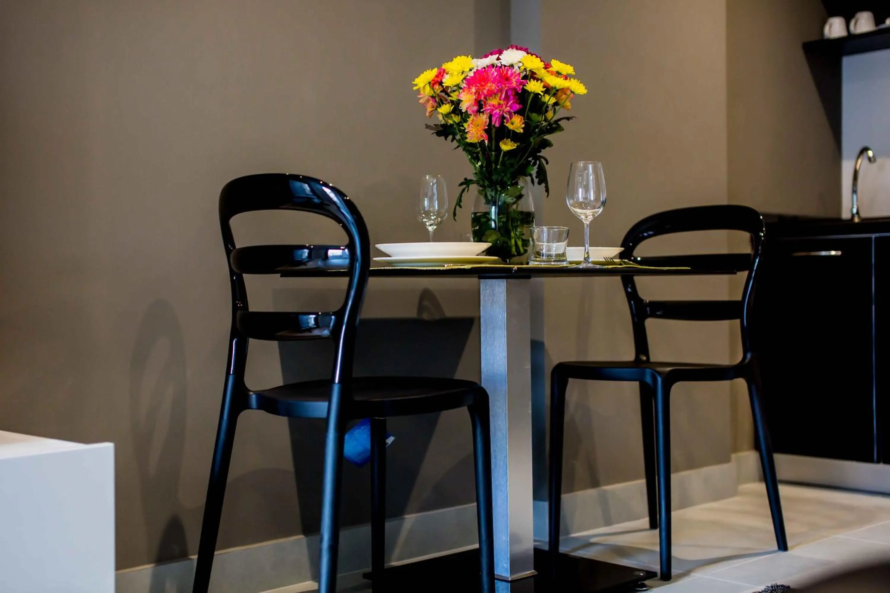 Dining area in NOON Village Tower 1