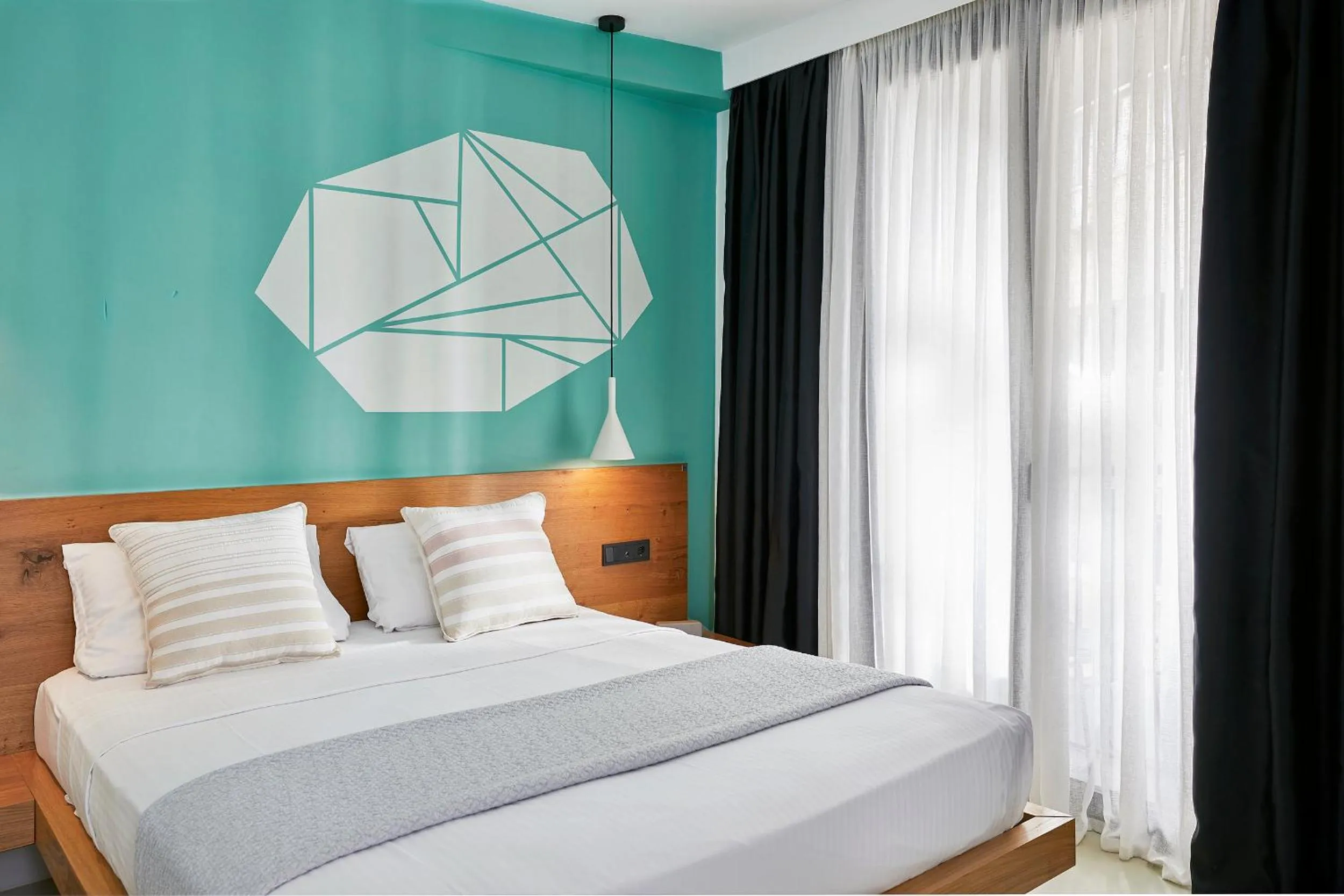 Bedroom, Bed in Mosaikon