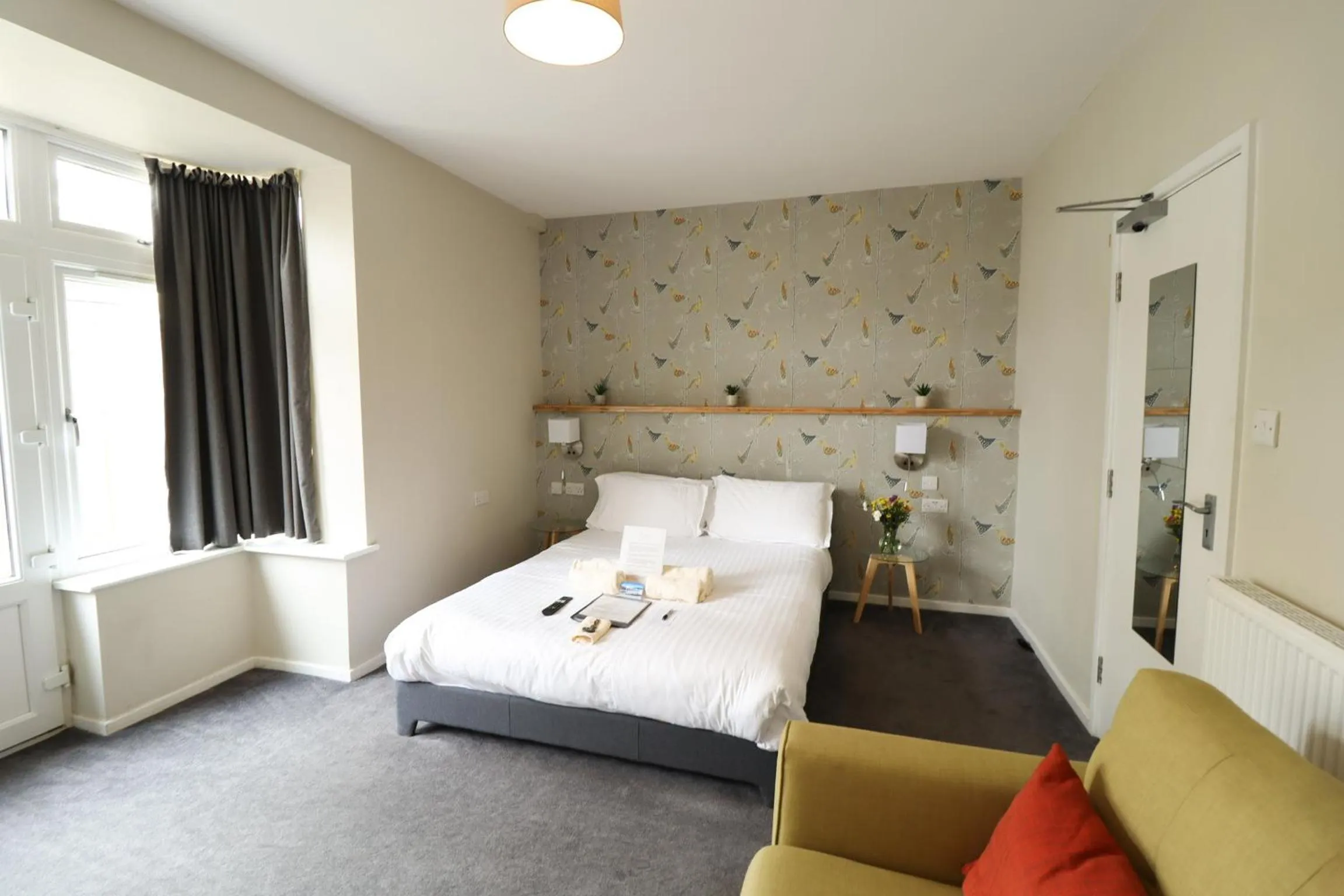 Bedroom, Bed in Rickerby Grange