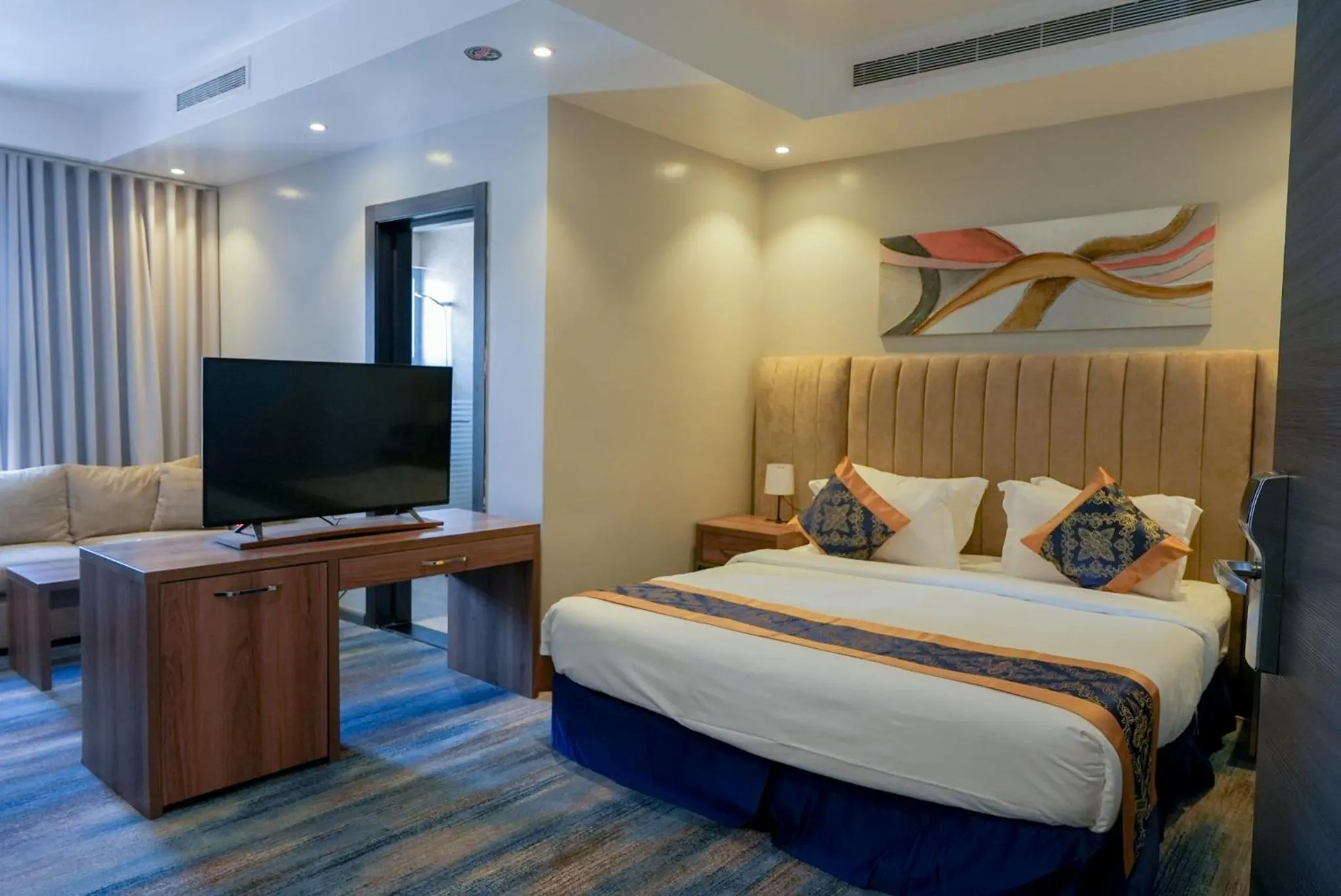 Bed in Stay inn Suites