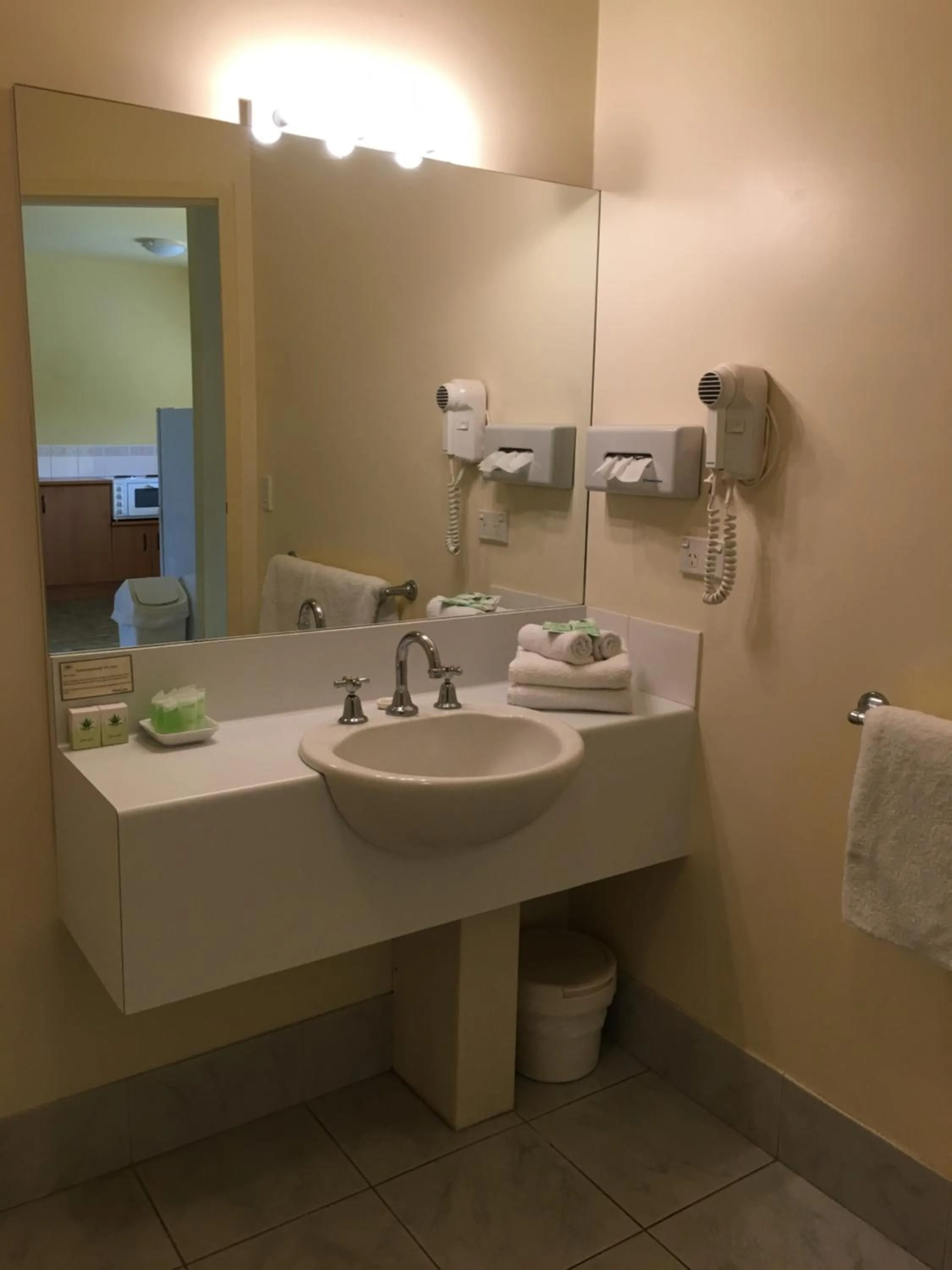 Bathroom in Hopkins House Motel and Apartments