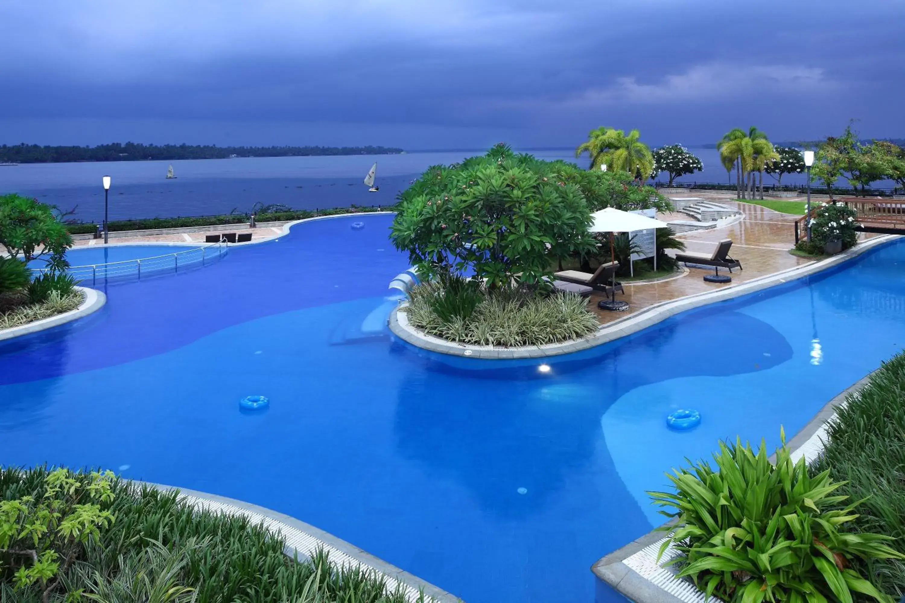 Pool view in Ramada Resort by Wyndham Kochi Pool view in Ramada Resort by Wyndham Kochi