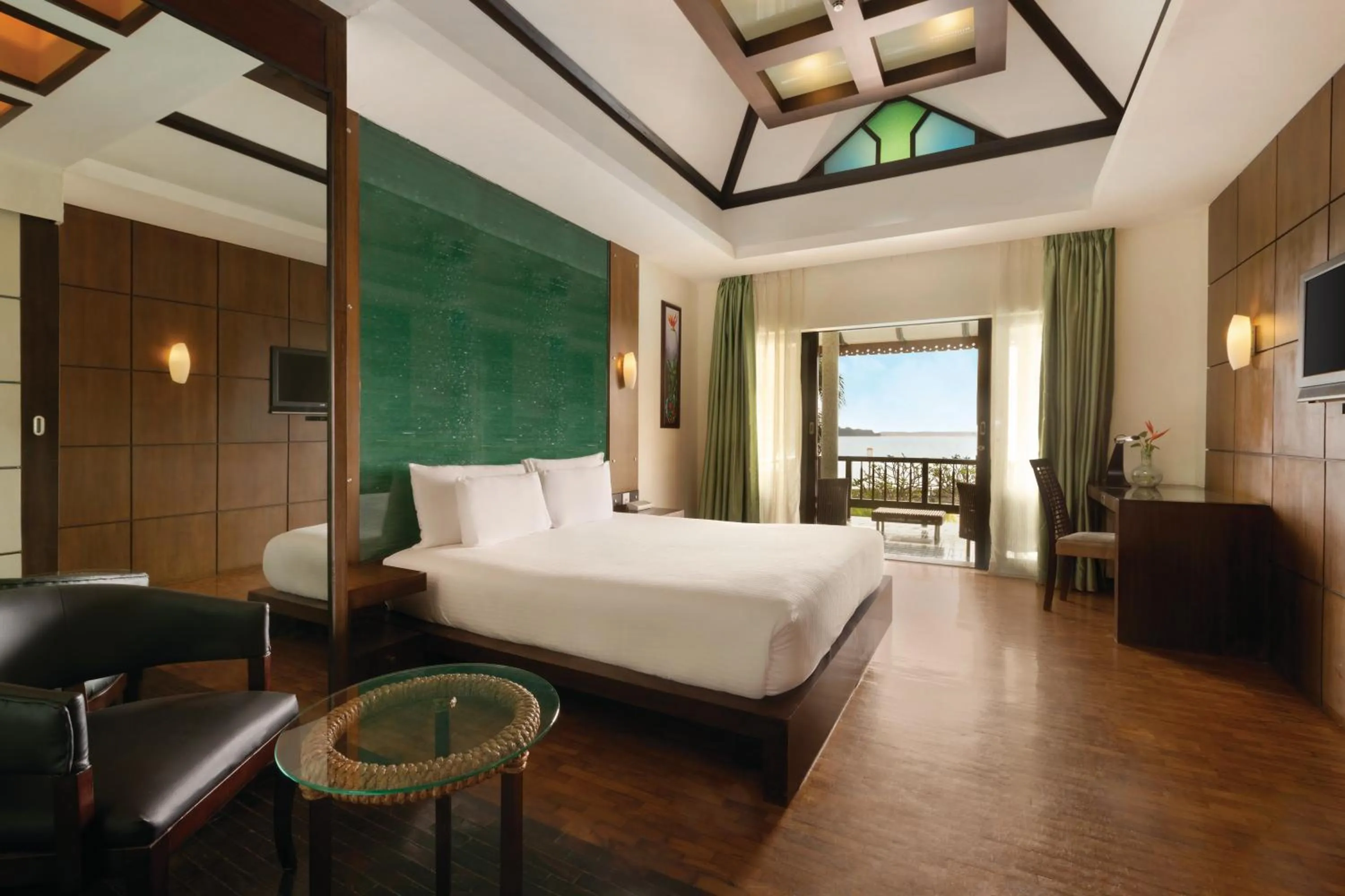 Photo of the whole room, Bed in Ramada Resort by Wyndham Kochi