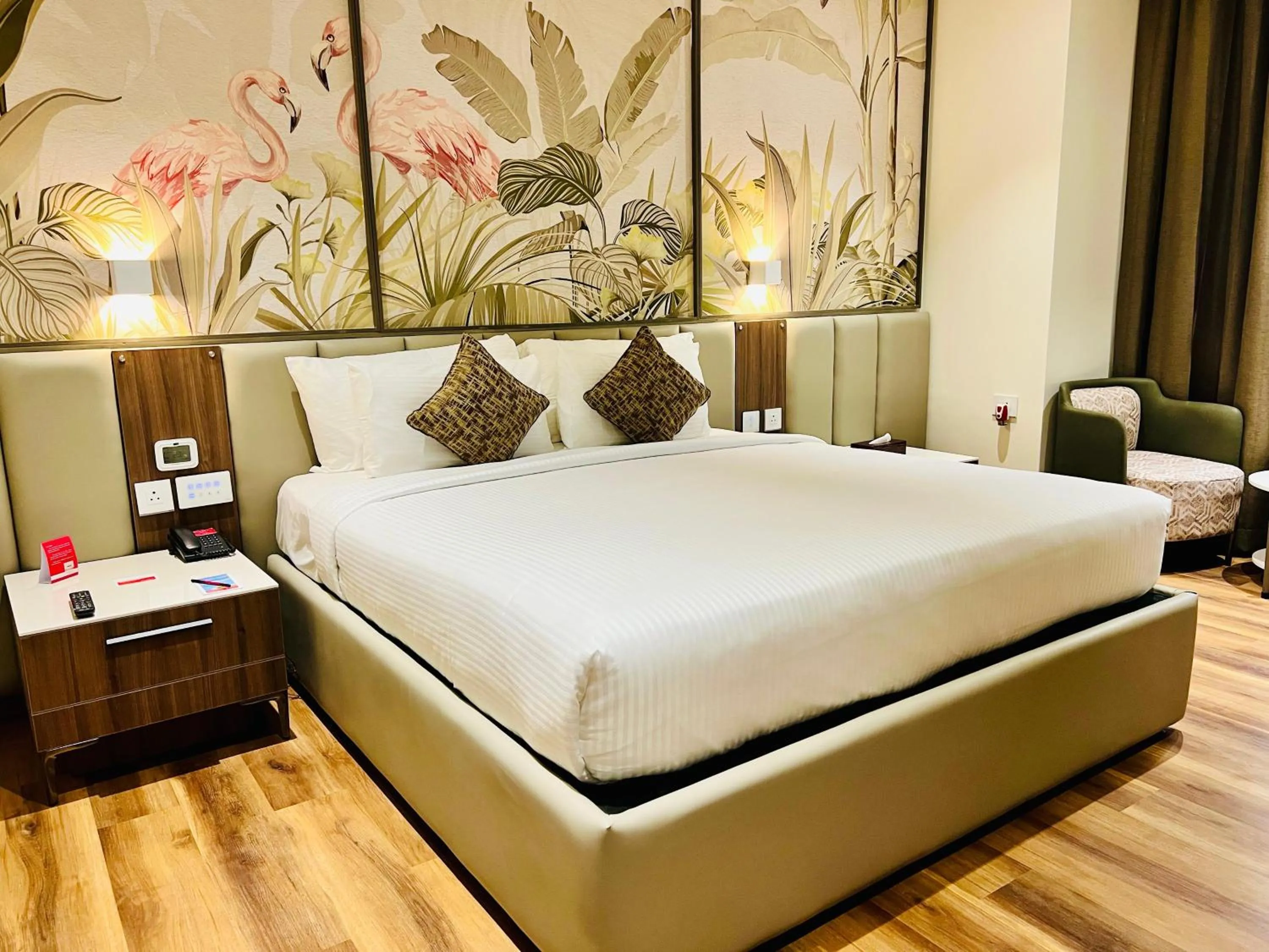 Bedroom, Bed in Ramada Resort by Wyndham Kochi