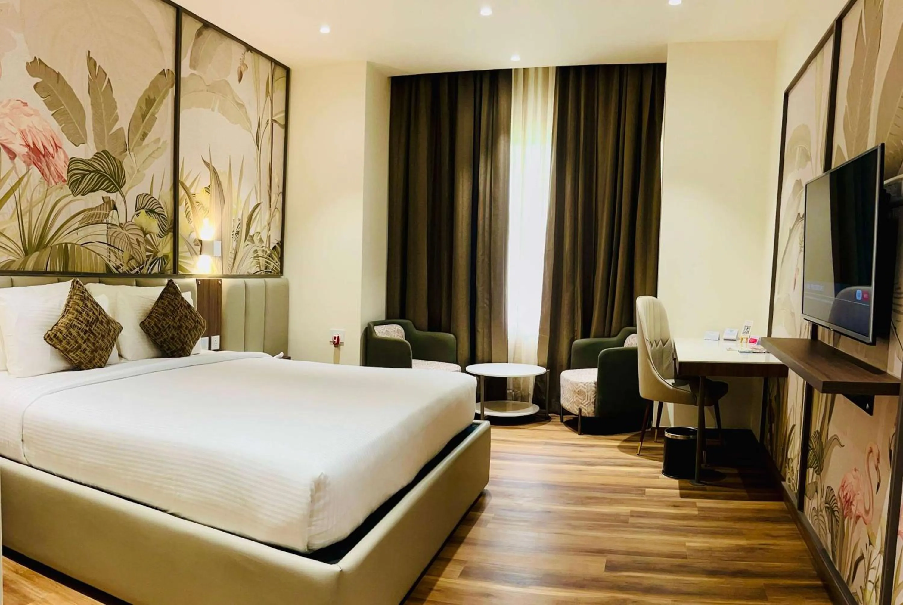 Photo of the whole room, Bed in Ramada Resort by Wyndham Kochi