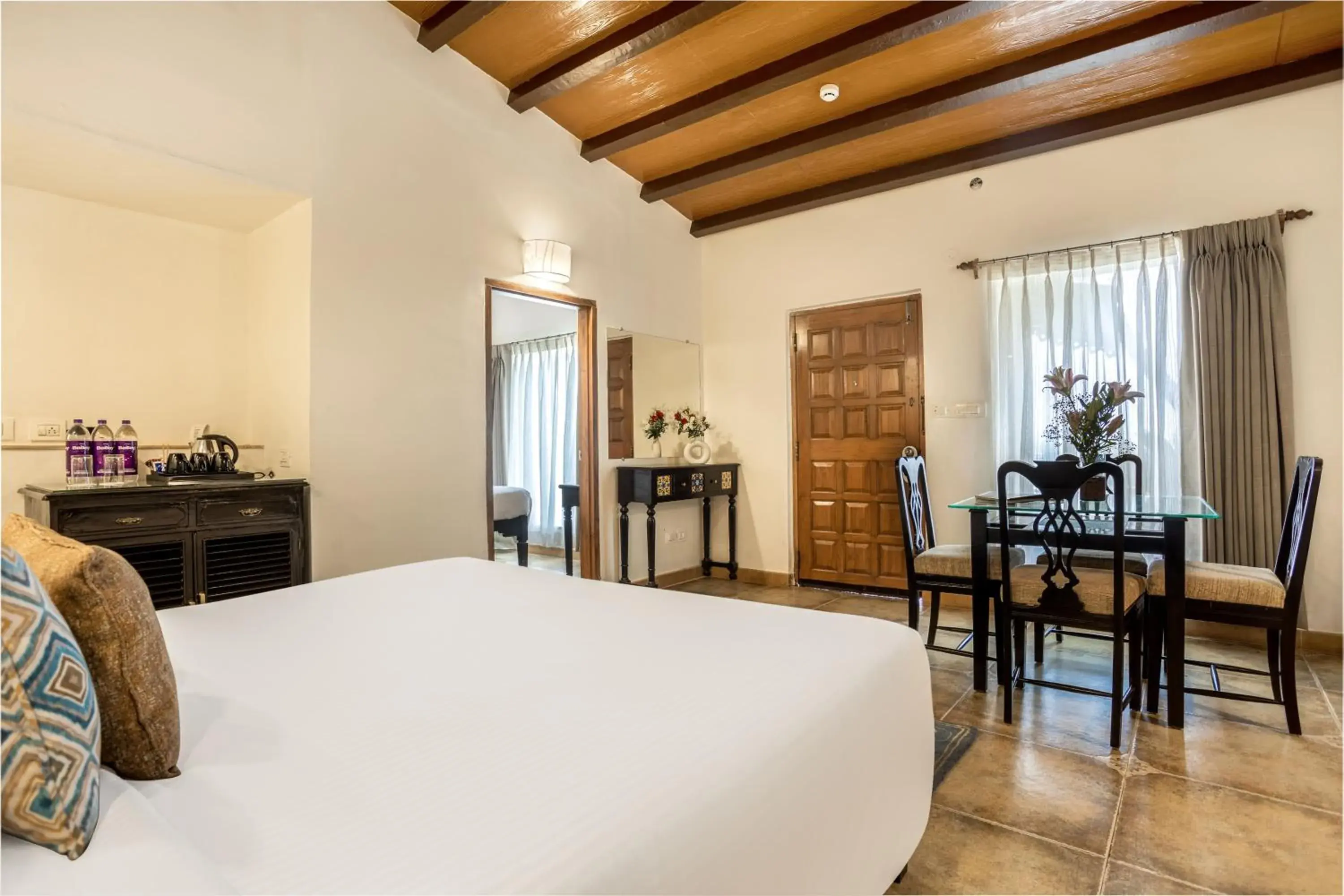 View (from property/room), Bed in Bogmallo Beach Resort View (from property/room), Bed in Bogmallo Beach Resort